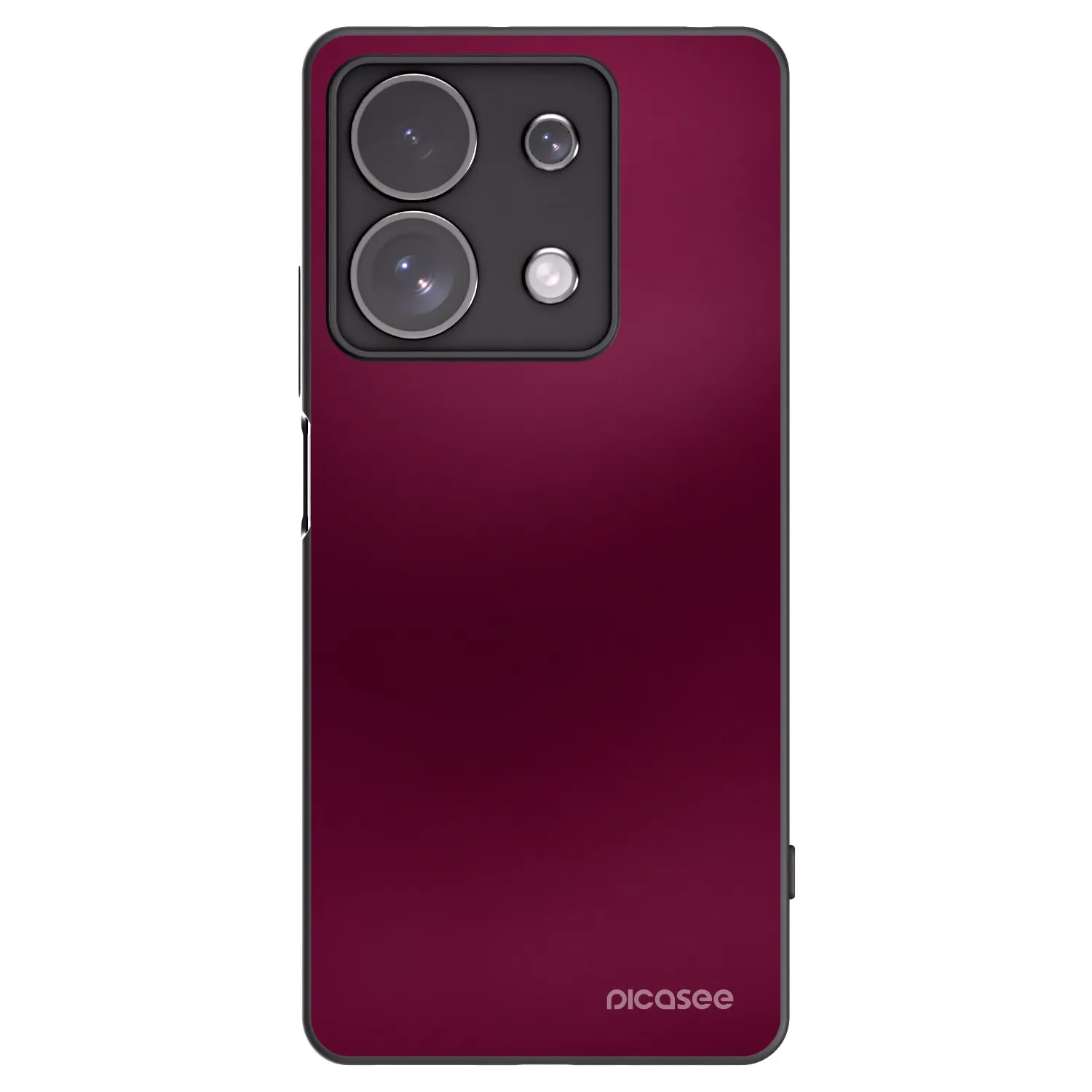 Picasee silikónový čierny obal pre Xiaomi Redmi Note 13 Pro 4G - Velvet Bordeaux