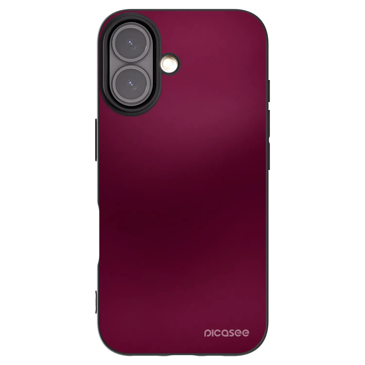 Picasee silikónový čierny obal pre Apple iPhone 16 - Velvet Bordeaux