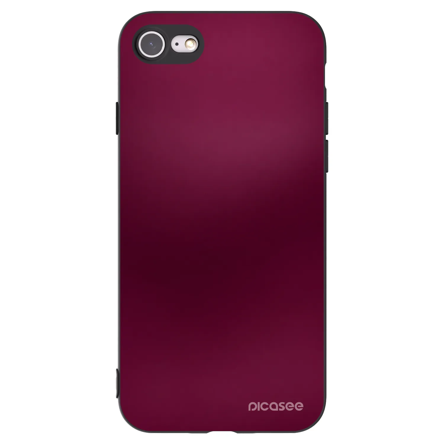 Picasee silikónový čierny obal pre Apple iPhone 8 - Velvet Bordeaux