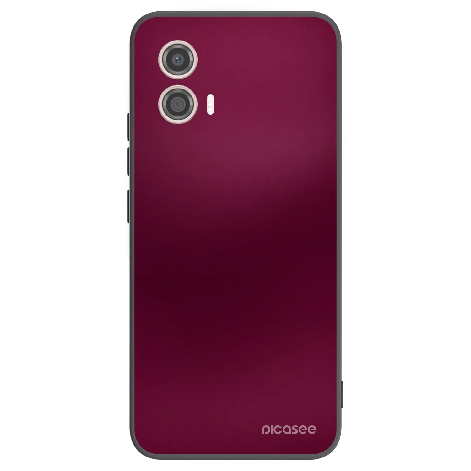 Picasee silikónový čierny obal pre Motorola Moto G53 5G - Velvet Bordeaux