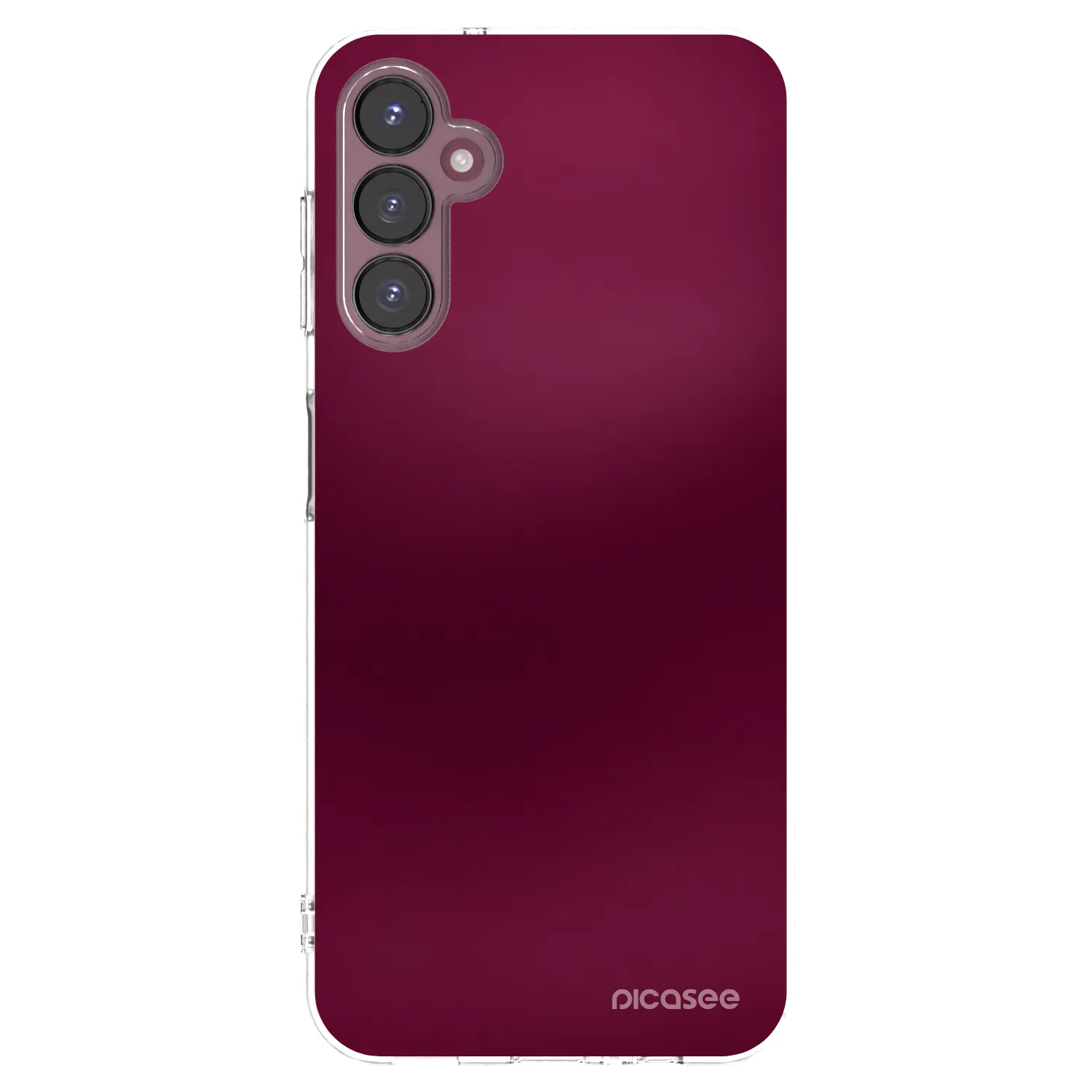 Picasee silikónový prehľadný obal pre Samsung Galaxy A05s A057G - Velvet Bordeaux