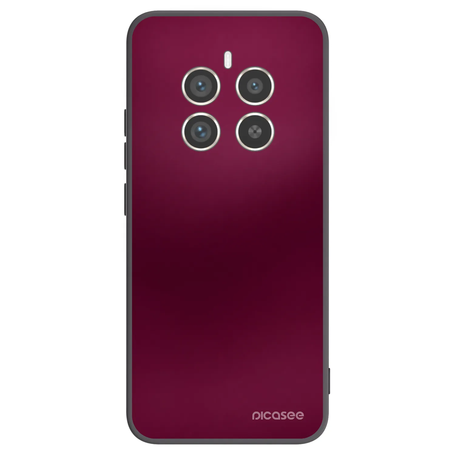 Picasee silikónový čierny obal pre Realme 12 Pro 5G - Velvet Bordeaux