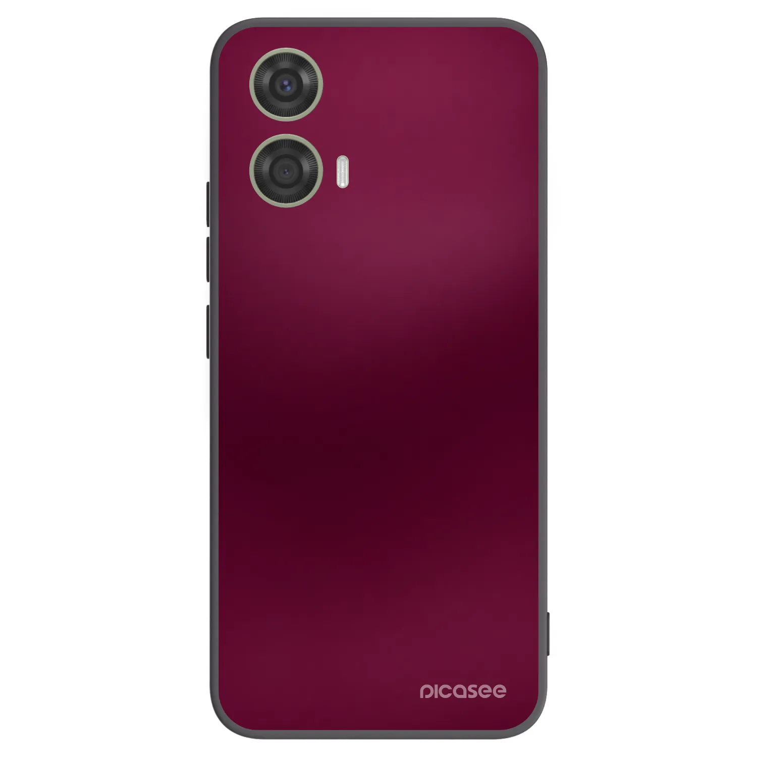 Picasee silikónový čierny obal pre Motorola Moto G24 - Velvet Bordeaux