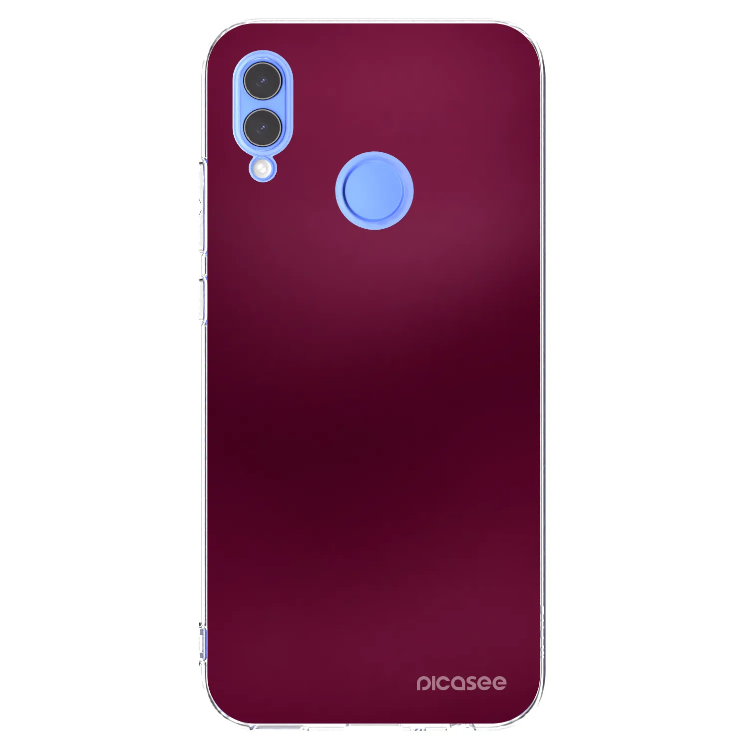 Picasee silikónový prehľadný obal pre Honor 10 Lite - Velvet Bordeaux