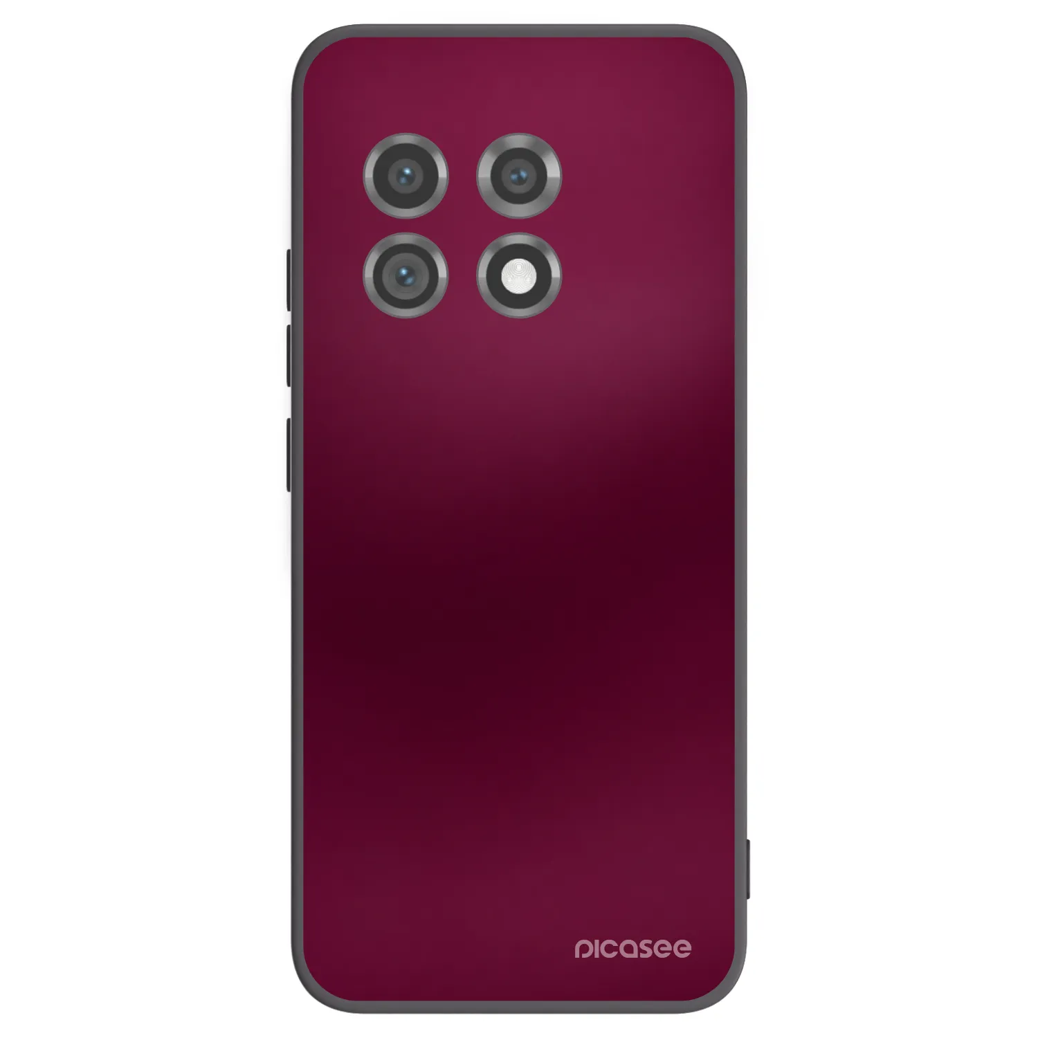 Picasee silikónový čierny obal pre OnePlus 11 5G - Velvet Bordeaux