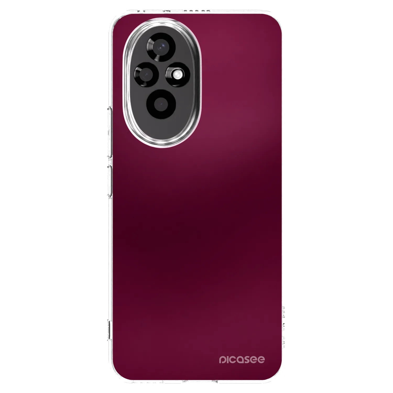 Picasee silikónový prehľadný obal pre Honor 200 Pro 5G - Velvet Bordeaux
