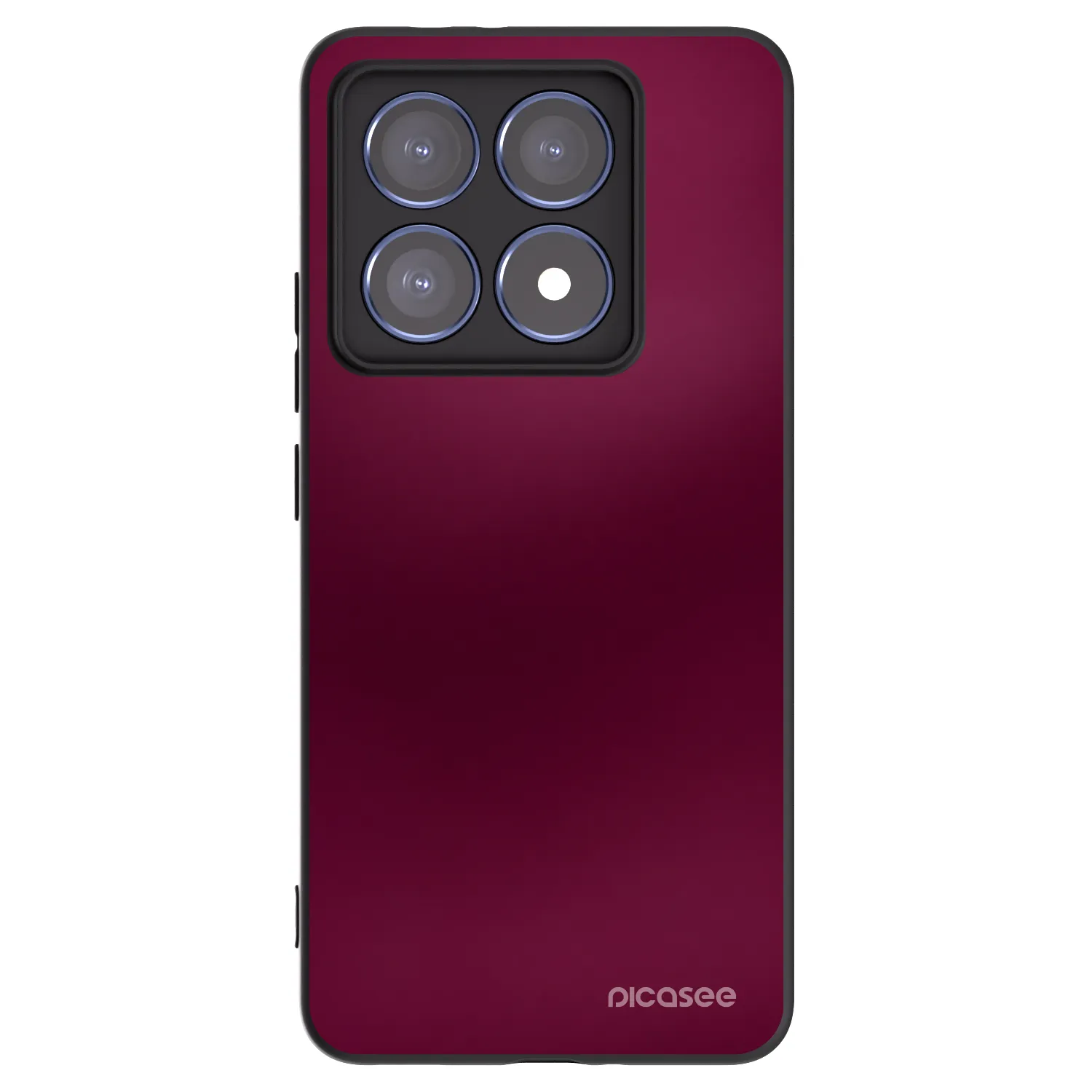 Picasee silikónový čierny obal pre Xiaomi 14T Pro - Velvet Bordeaux