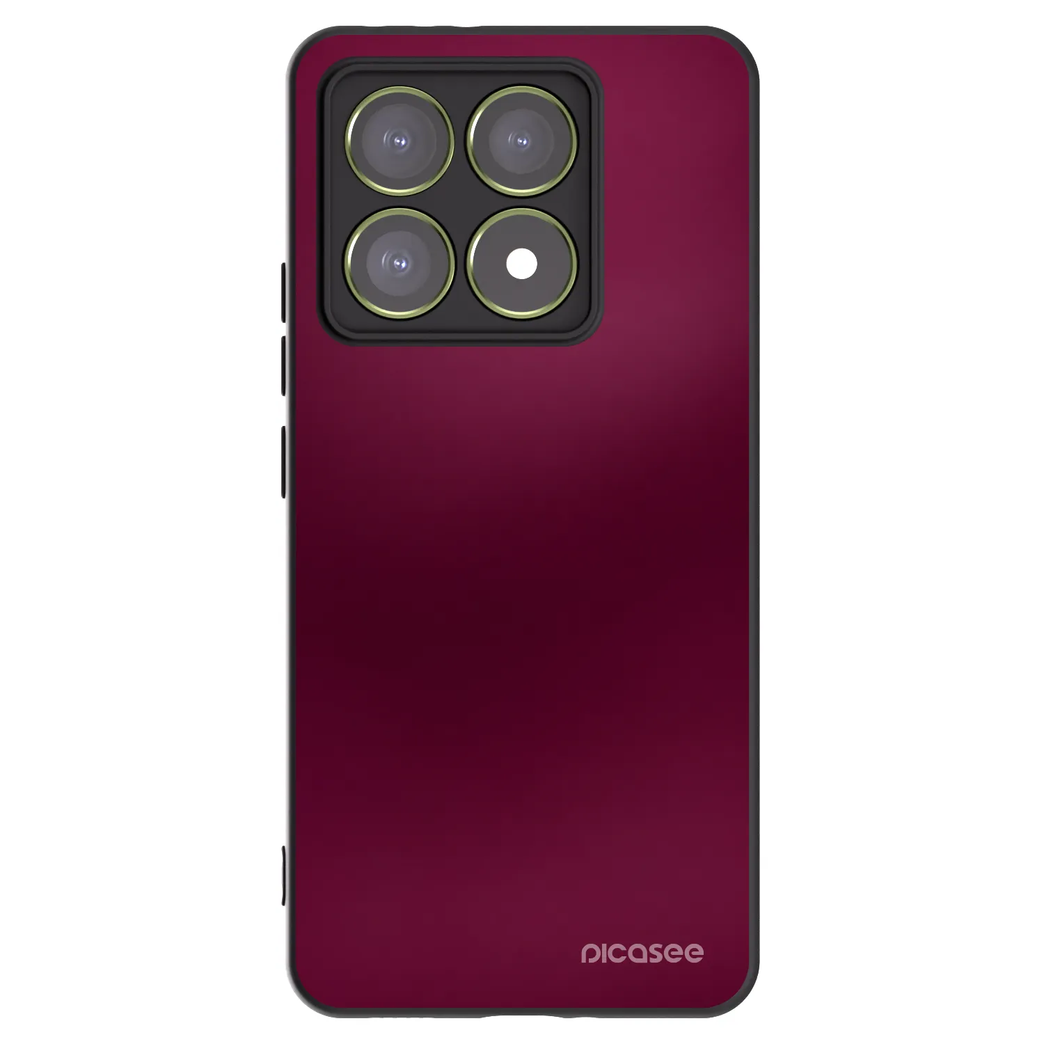Picasee silikónový čierny obal pre Xiaomi 14T - Velvet Bordeaux