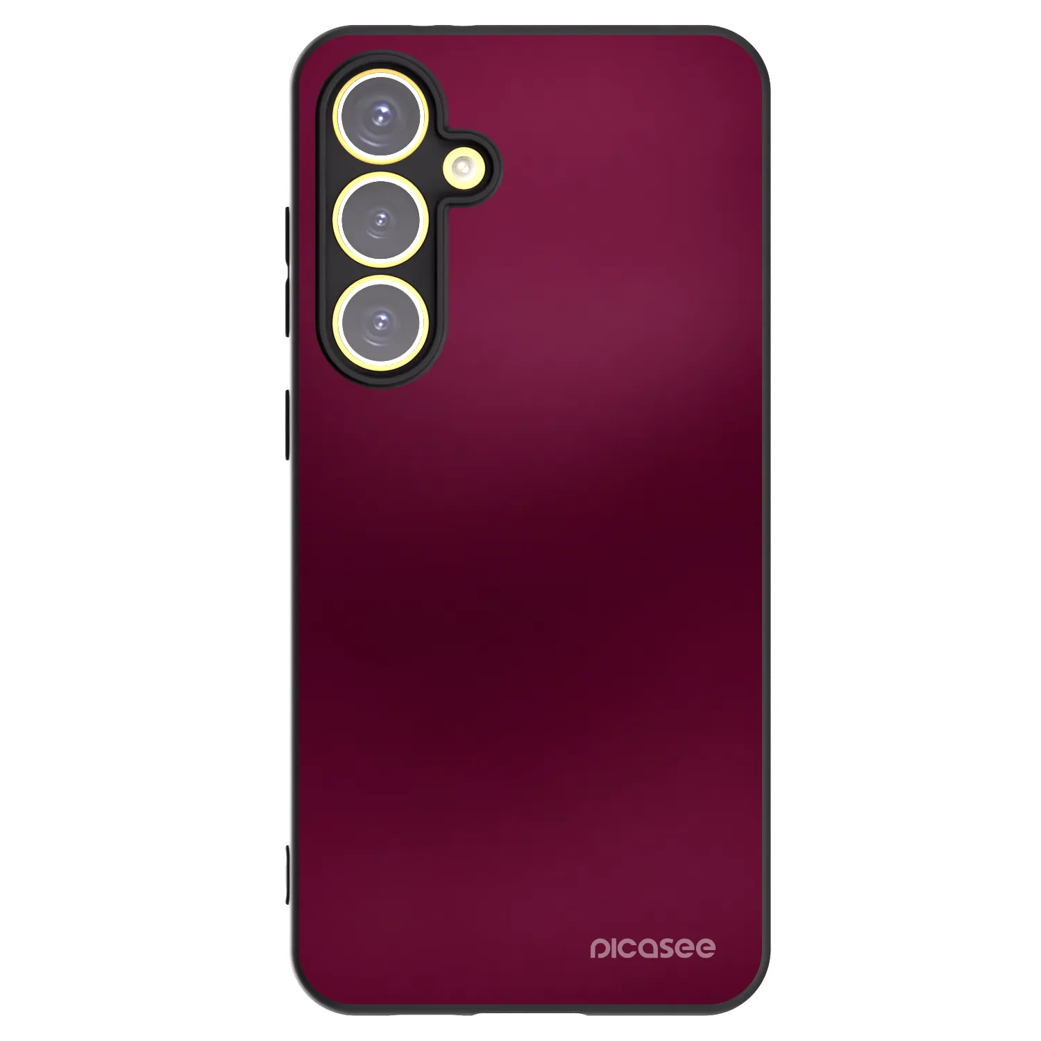Picasee silikónový čierny obal pre Samsung Galaxy S24 FE S721B - Velvet Bordeaux