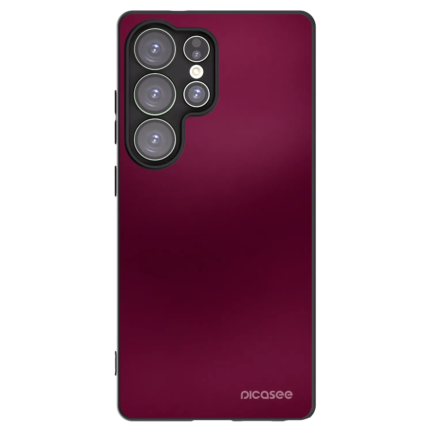 Picasee silikónový čierny obal pre Samsung Galaxy S25 Ultra 5G - Velvet Bordeaux