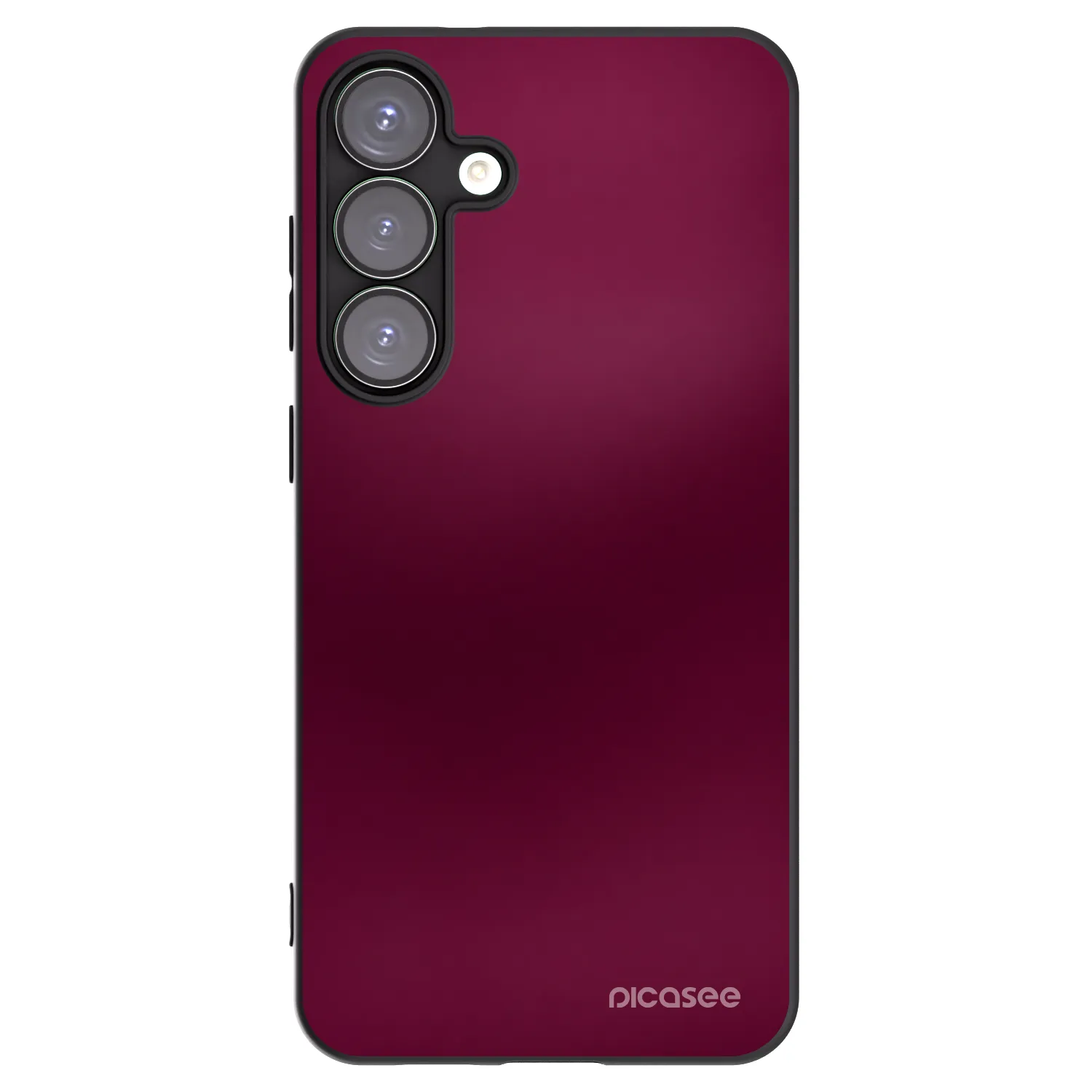 Picasee silikónový čierny obal pre Samsung Galaxy S25+ 5G - Velvet Bordeaux