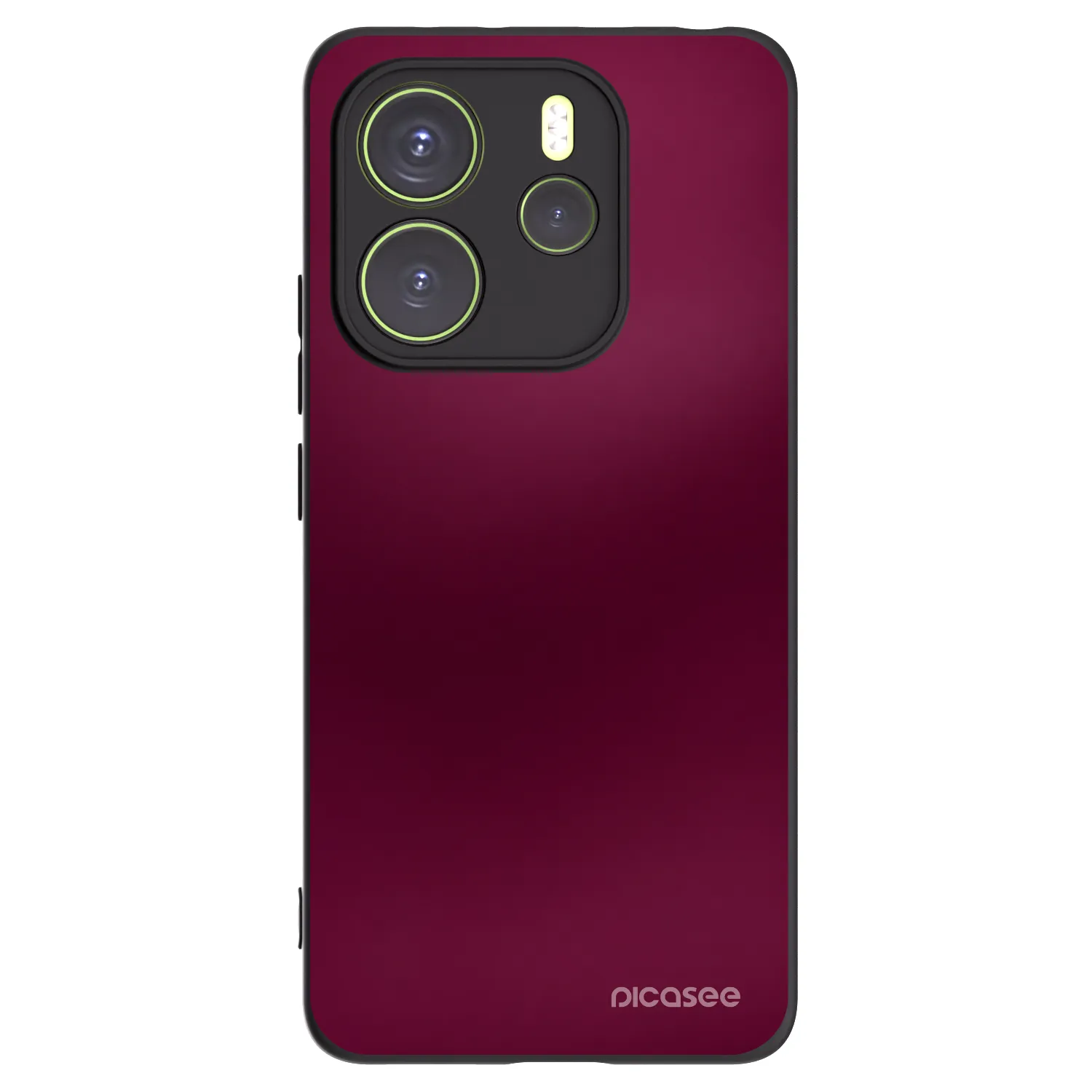 Picasee silikónový čierny obal pre Xiaomi Redmi Note 14 4G - Velvet Bordeaux