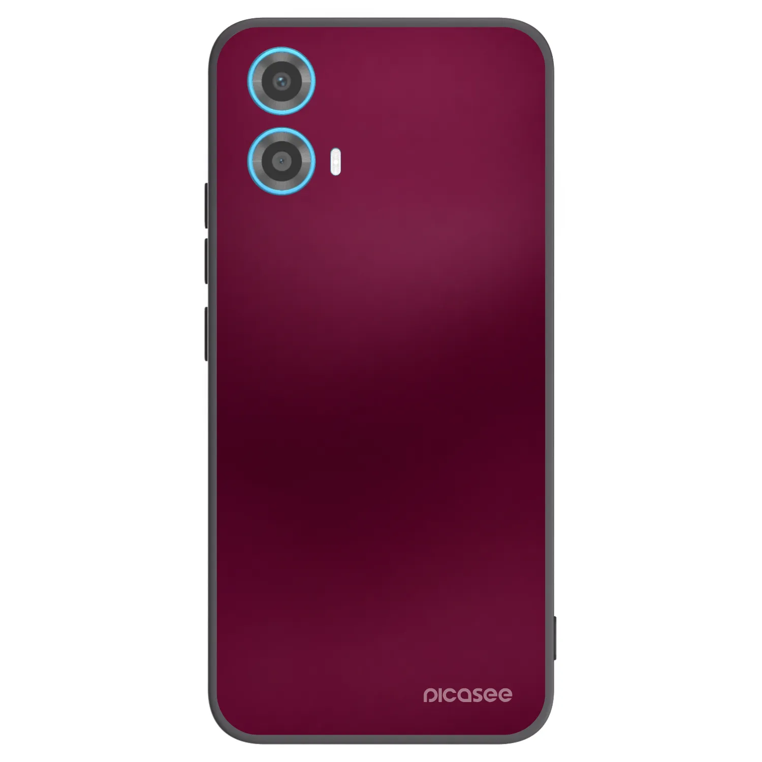Picasee silikónový čierny obal pre Motorola Moto G34 5G - Velvet Bordeaux