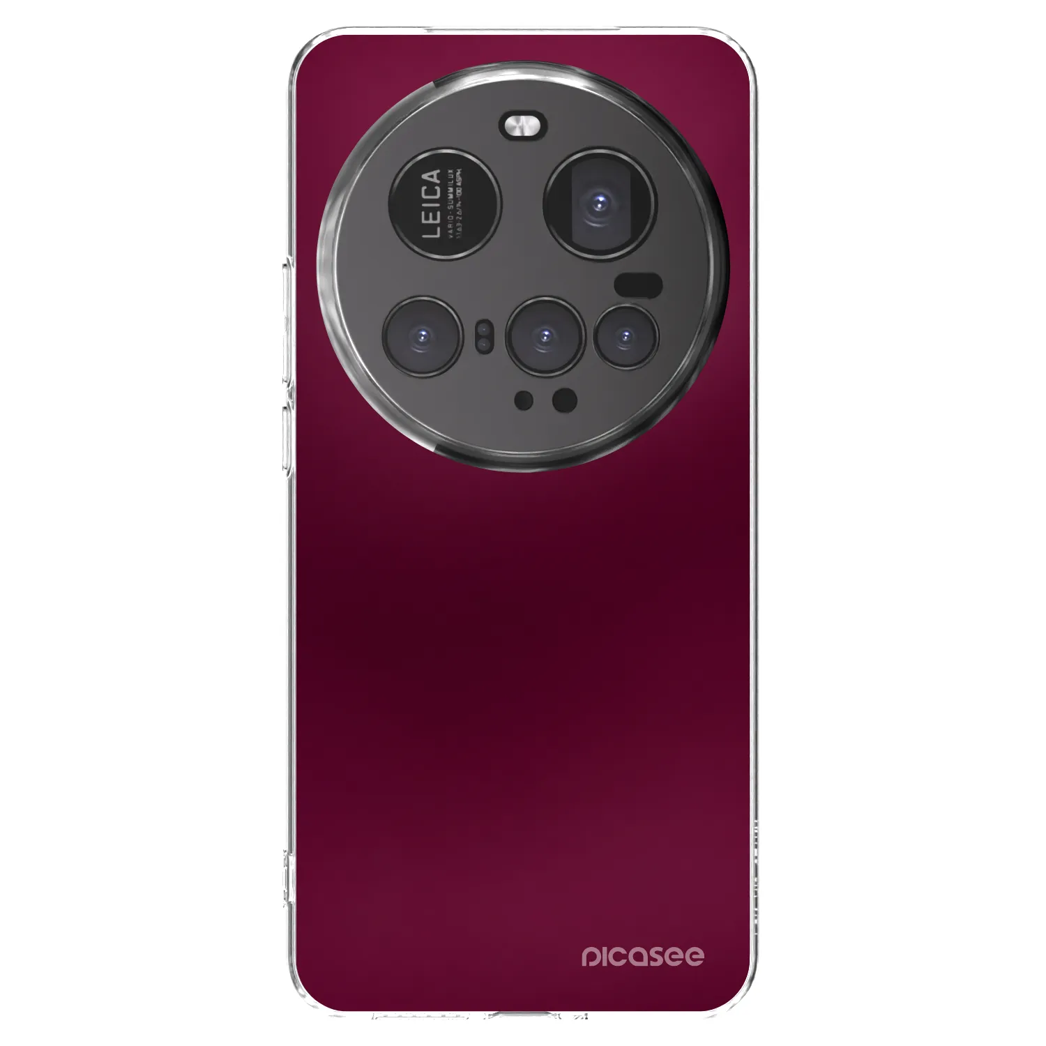 Picasee silikónový prehľadný obal pre Xiaomi 15 Ultra - Velvet Bordeaux
