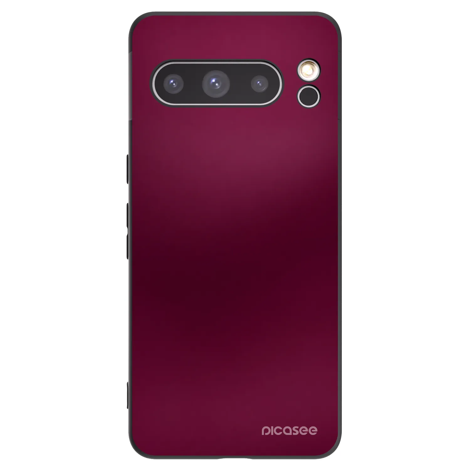 Picasee silikónový čierny obal pre Google Pixel 8 Pro - Velvet Bordeaux