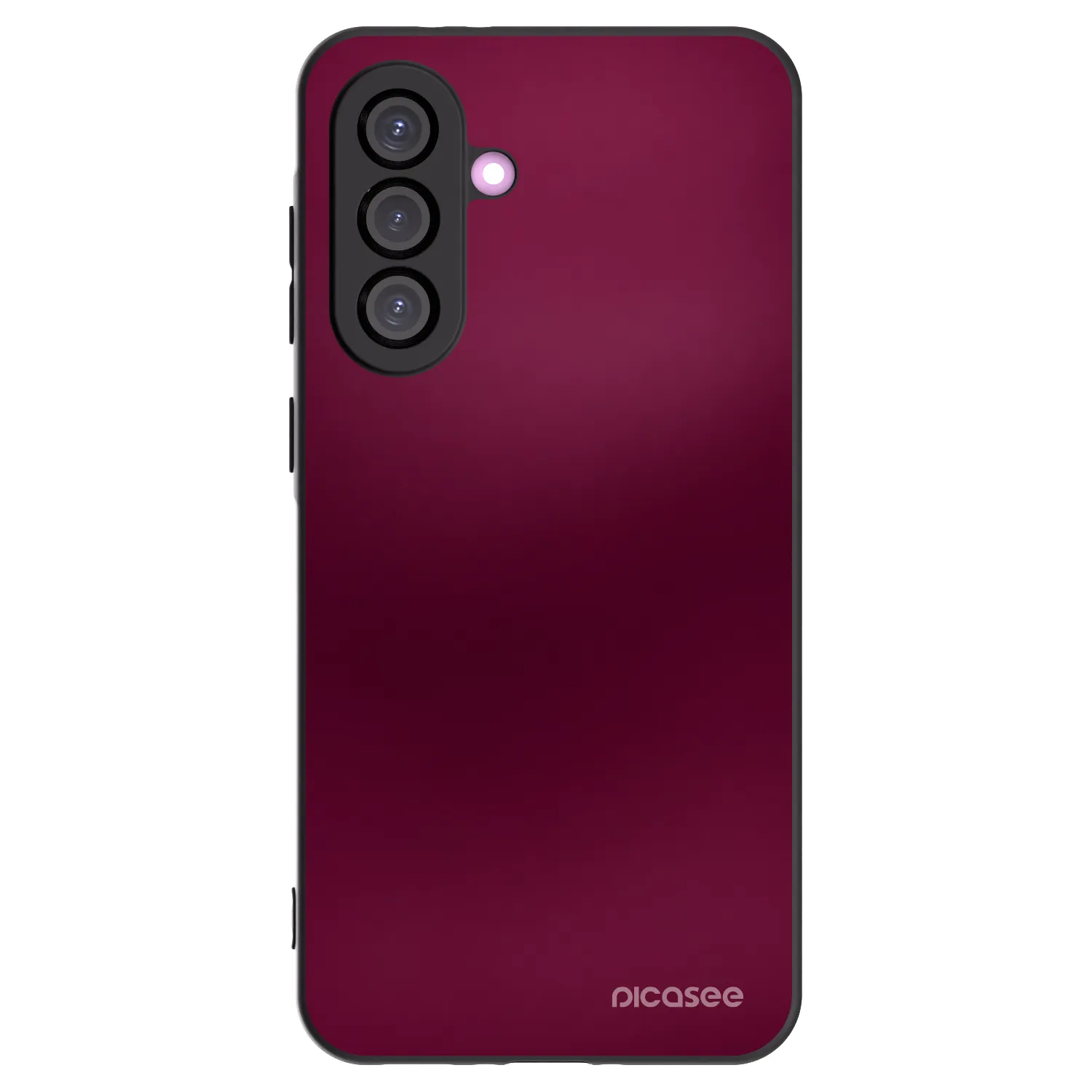 Picasee silikónový čierny obal pre Samsung Galaxy A36 5G - Velvet Bordeaux