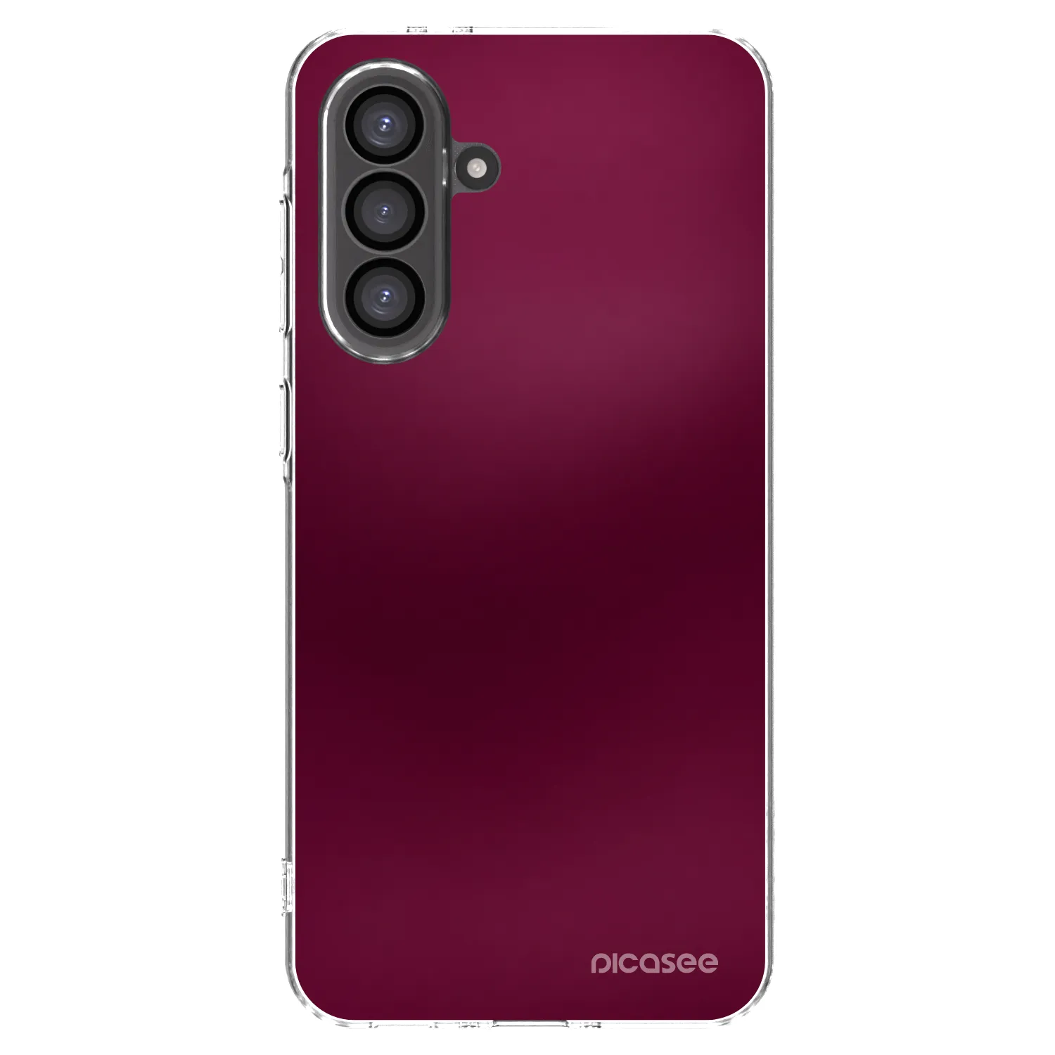 Picasee silikónový prehľadný obal pre Samsung Galaxy A36 5G - Velvet Bordeaux