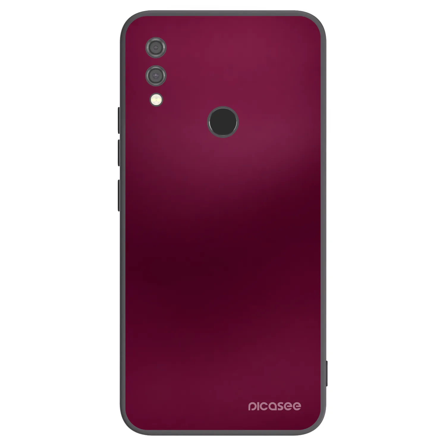 Picasee silikónový čierny obal pre Xiaomi Redmi Note 7 - Velvet Bordeaux