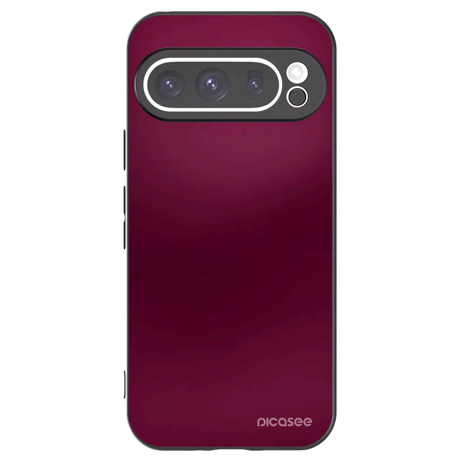 Picasee silikónový čierny obal pre Google Pixel 9 Pro - Velvet Bordeaux