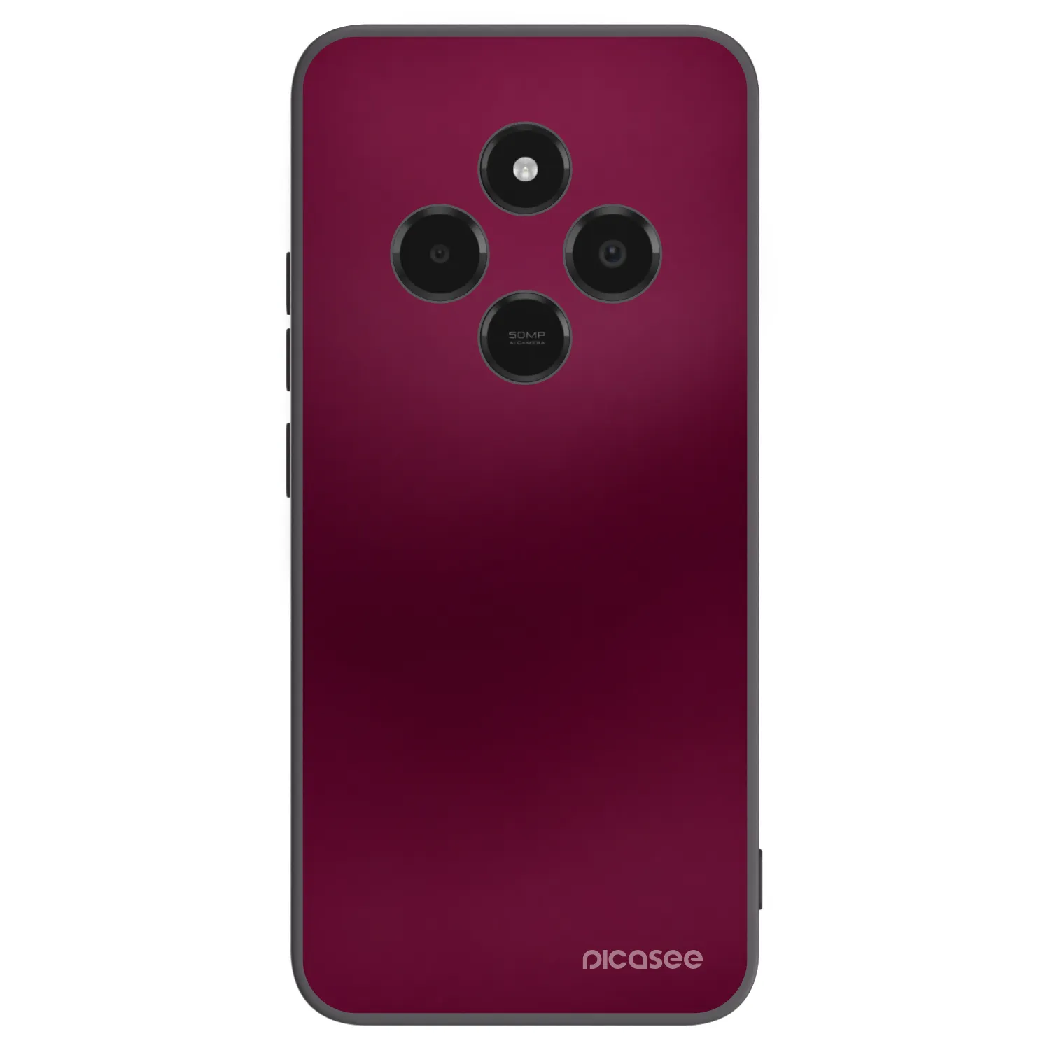 Picasee silikónový čierny obal pre Xiaomi Poco C75 - Velvet Bordeaux