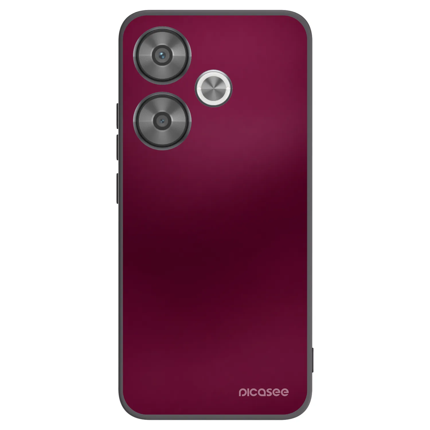 Picasee silikónový čierny obal pre Xiaomi Poco F6 - Velvet Bordeaux