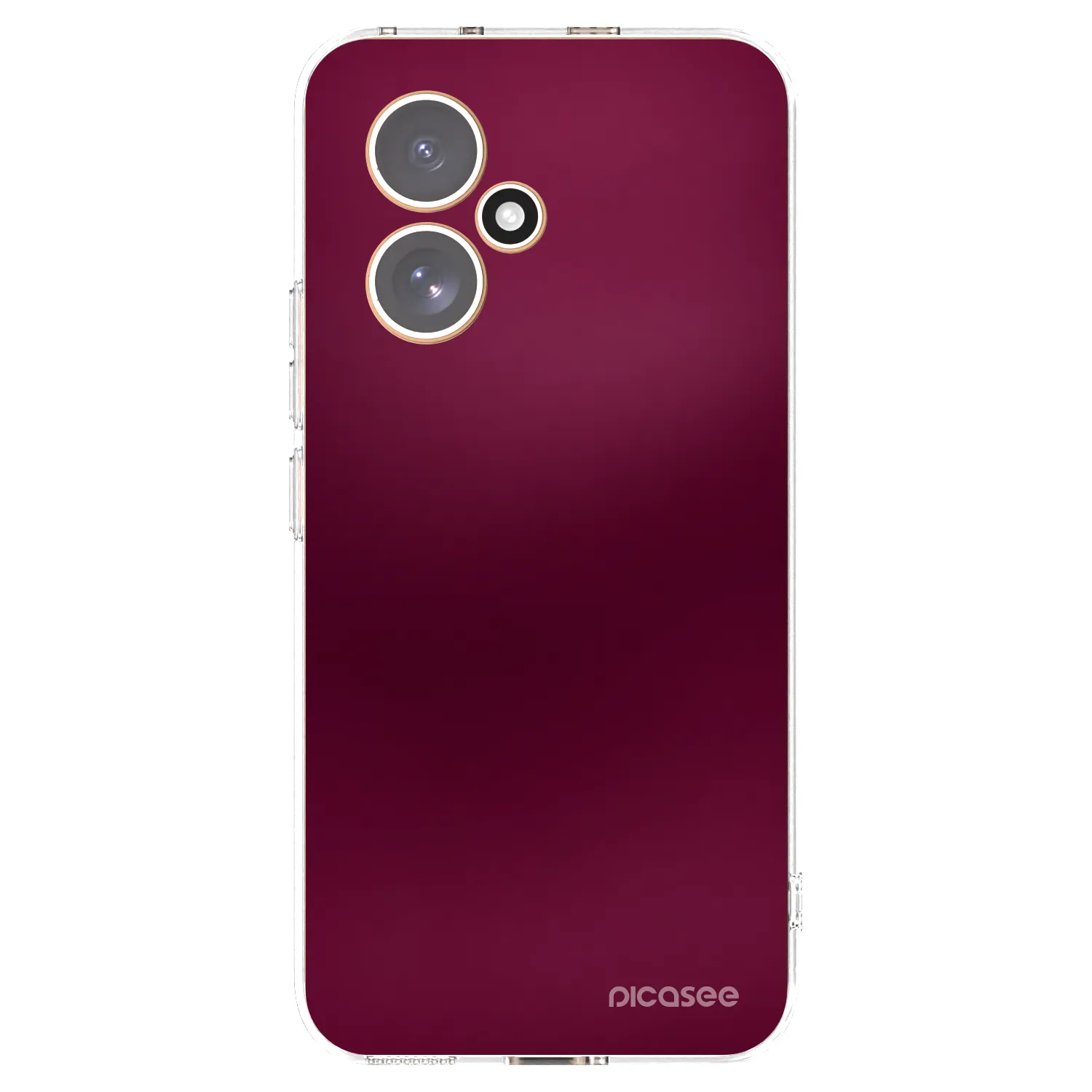 Picasee silikónový prehľadný obal pre Honor 400 5G - Velvet Bordeaux