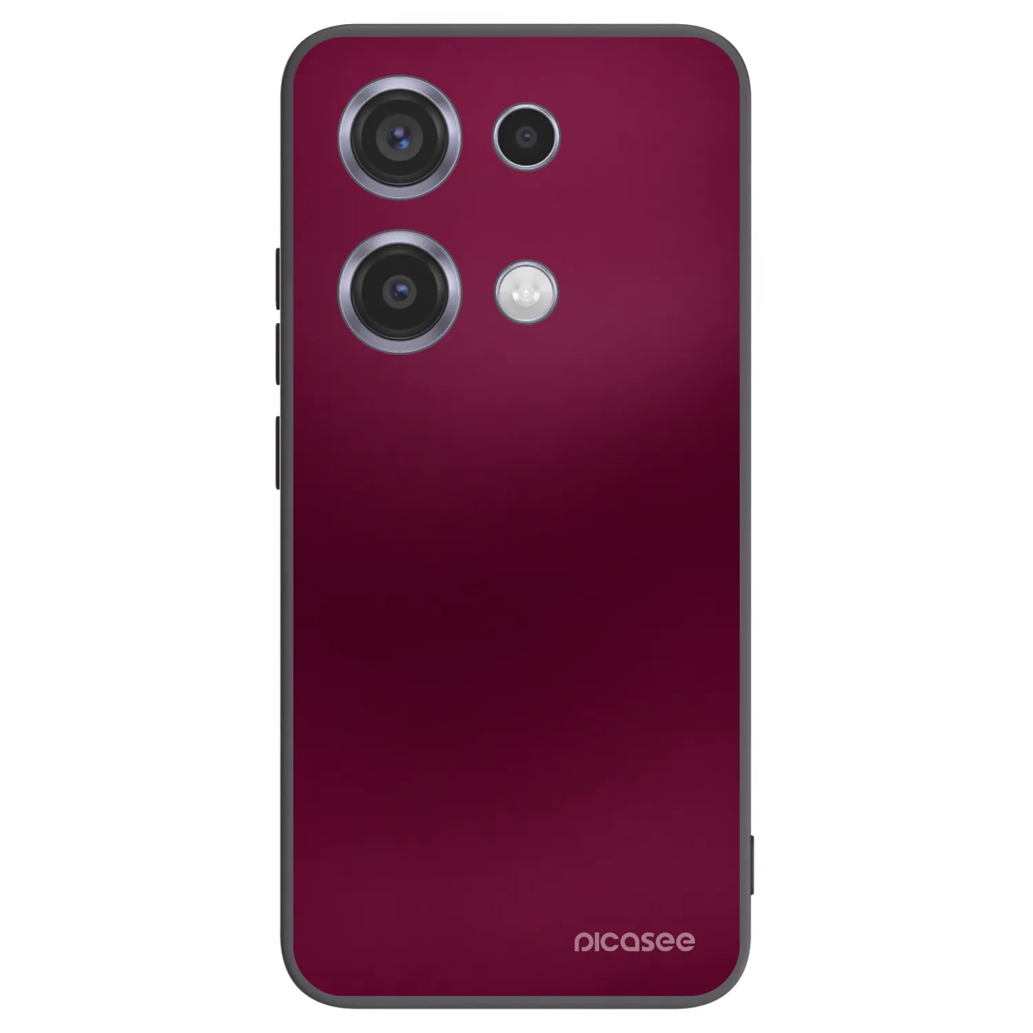 Picasee silikónový čierny obal pre Xiaomi Redmi Note 14S - Velvet Bordeaux