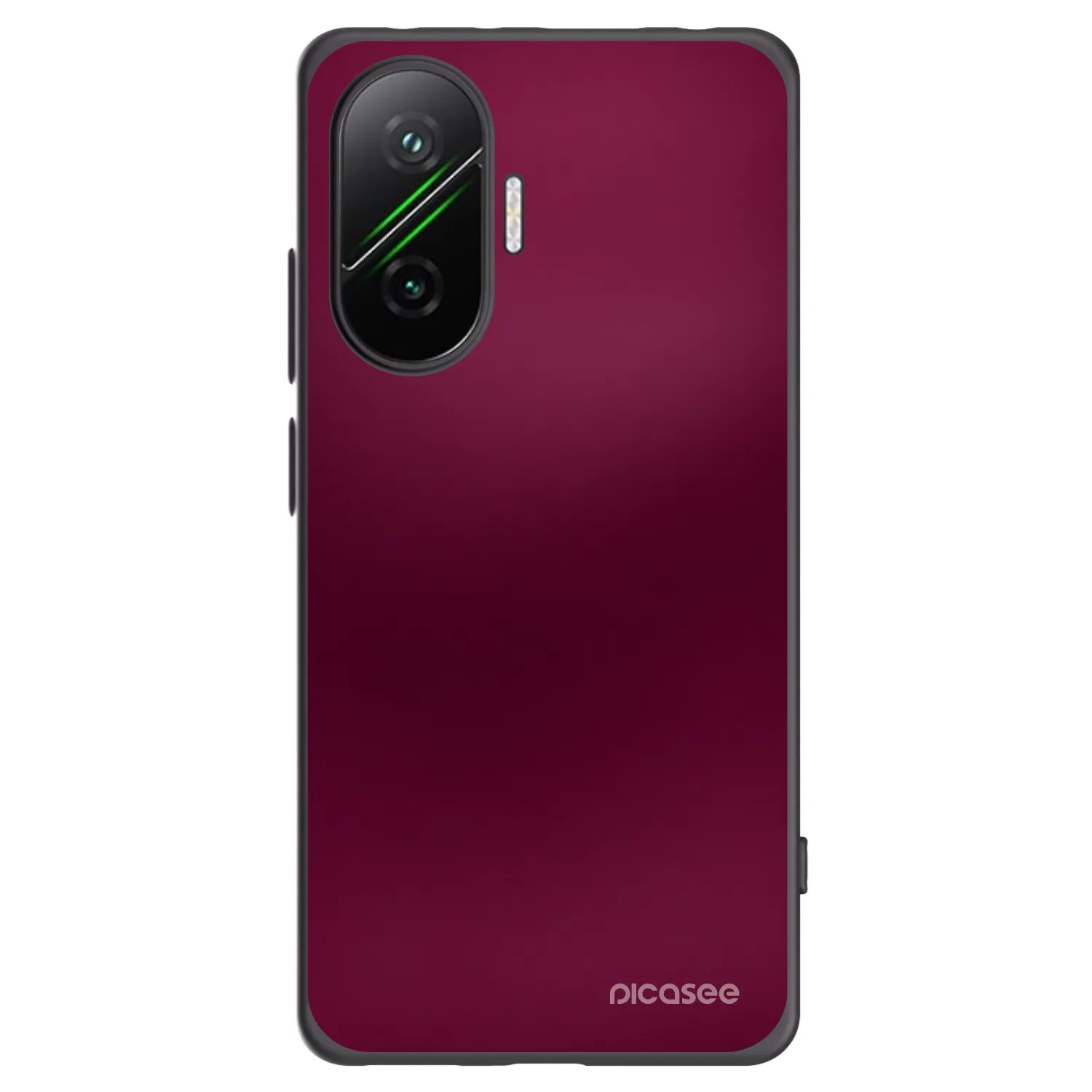 Picasee silikónový čierny obal pre Xiaomi Poco F7 5G - Velvet Bordeaux