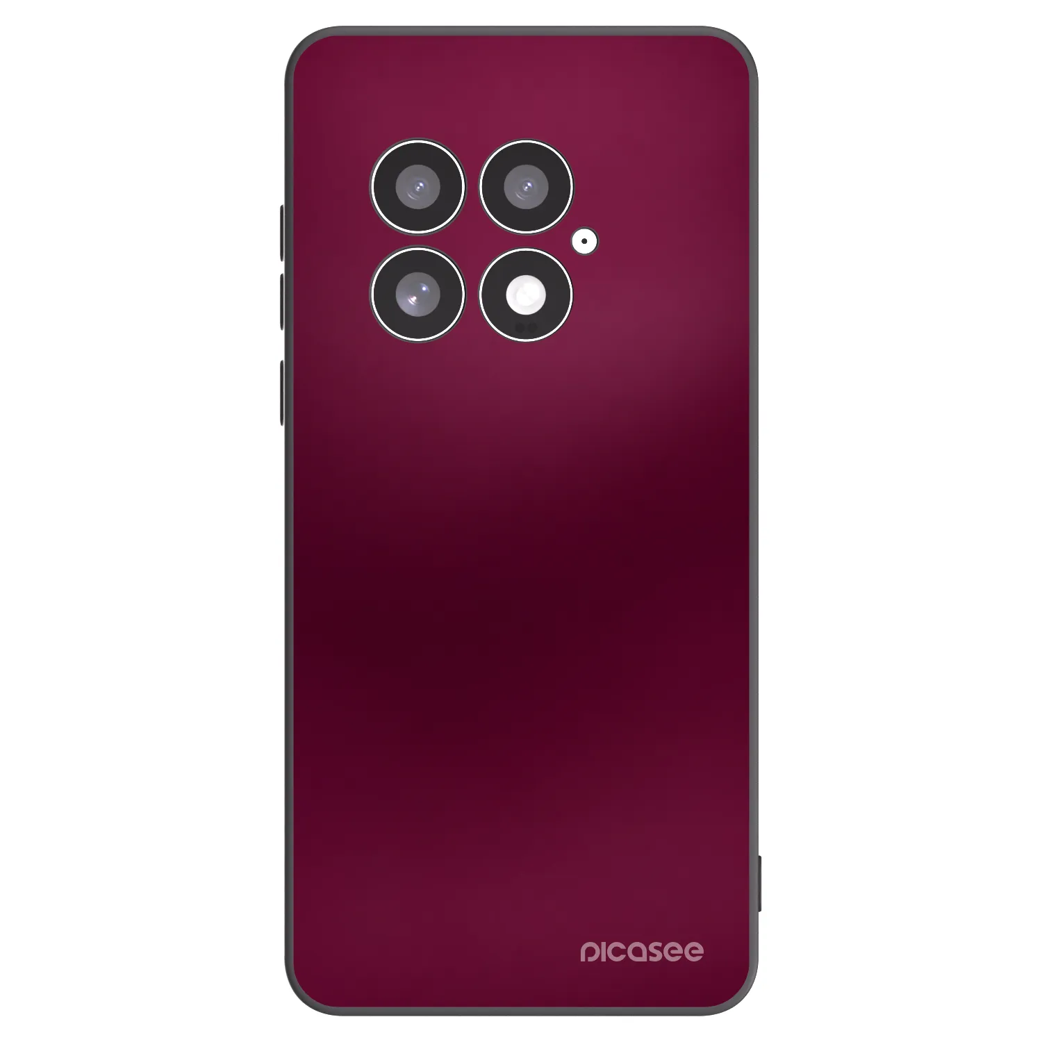 Picasee silikónový čierny obal pre OnePlus 13 5G - Velvet Bordeaux