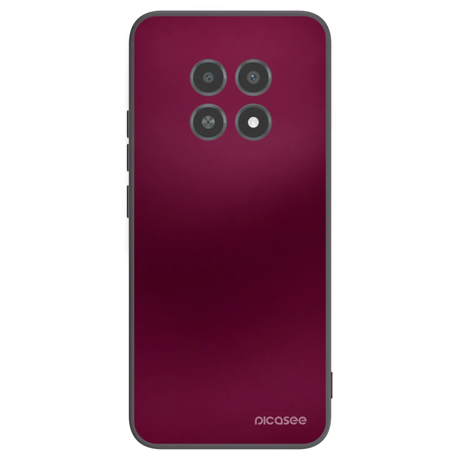 Picasee silikónový čierny obal pre Realme 12X - Velvet Bordeaux