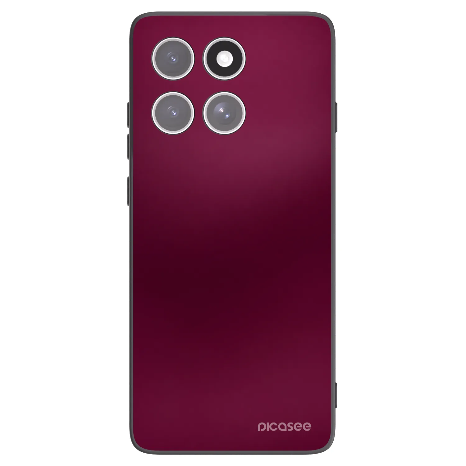 Picasee silikónový čierny obal pre Motorola Edge 60 Pro - Velvet Bordeaux