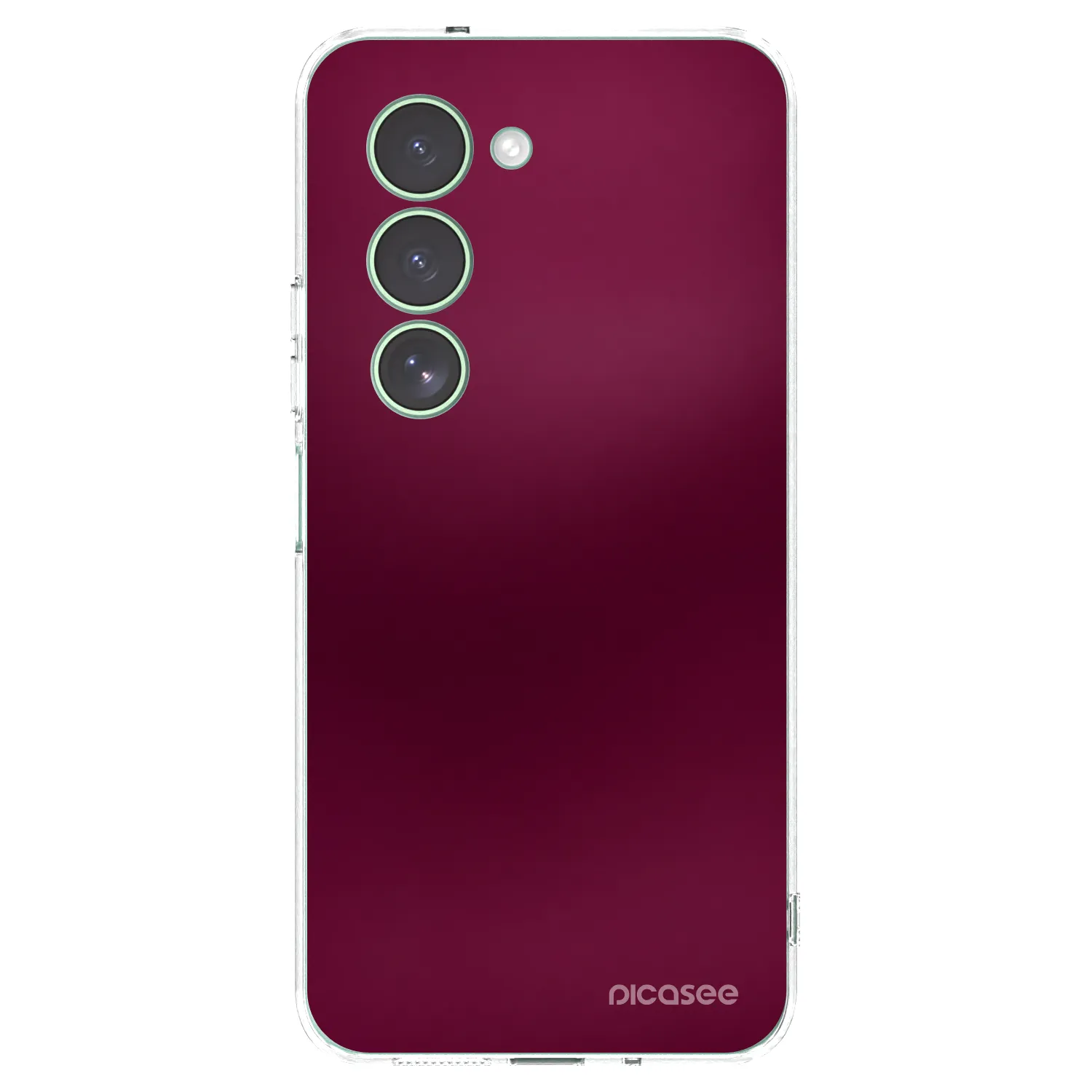 Picasee silikónový prehľadný obal pre Xiaomi Redmi 15 5G - Velvet Bordeaux