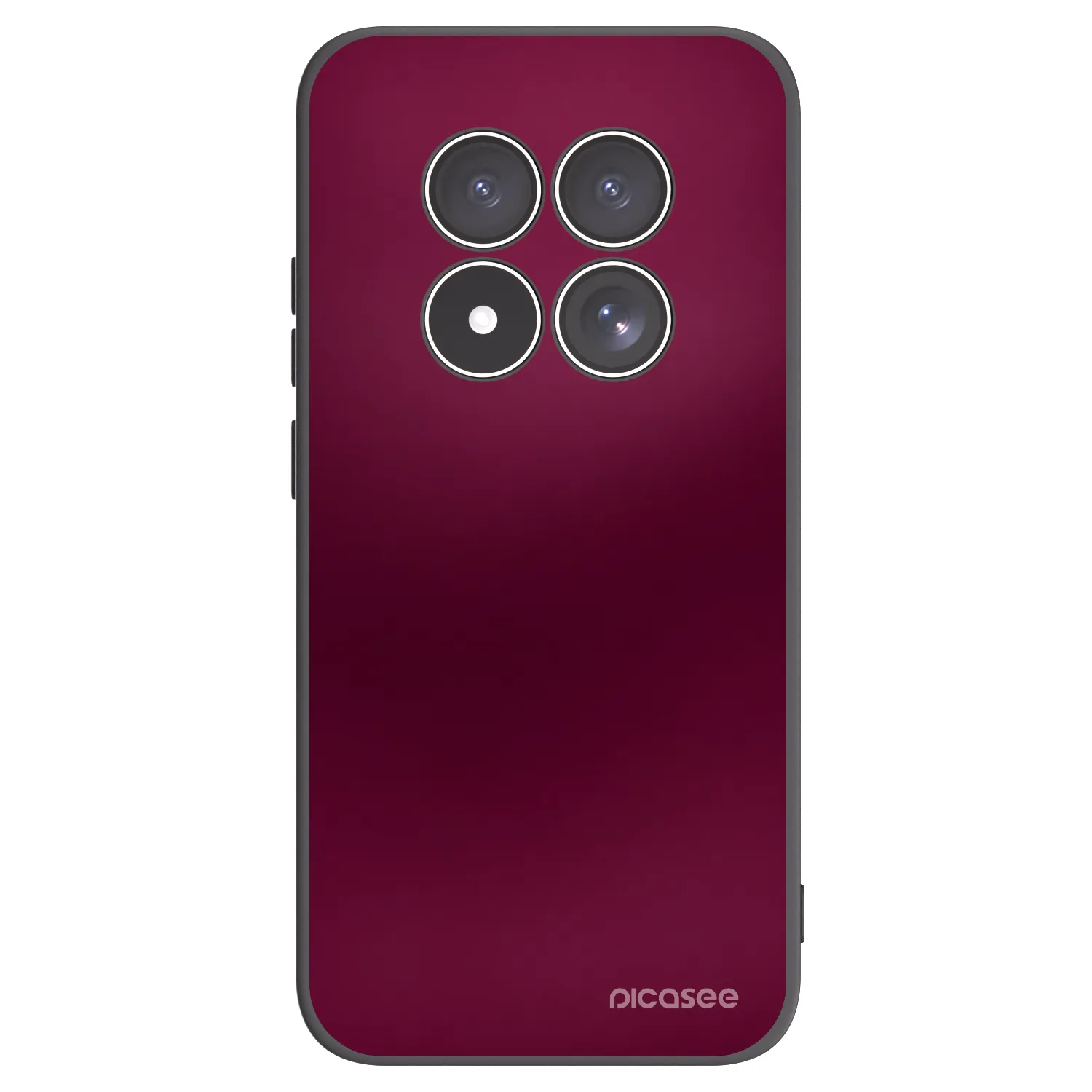 Picasee silikónový čierny obal pre Xiaomi Redmi Note 15 Pro 4G - Velvet Bordeaux