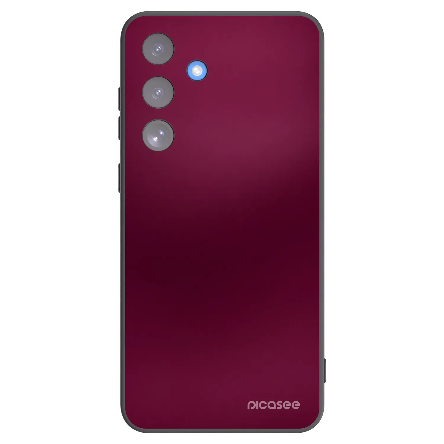 Picasee silikónový čierny obal pre Samsung Galaxy S25 FE 5G - Velvet Bordeaux