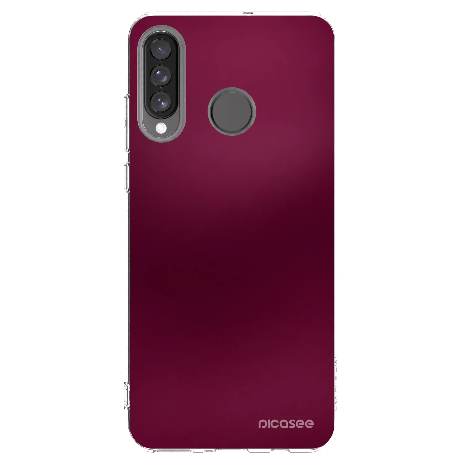 Picasee silikónový prehľadný obal pre Huawei P30 Lite - Velvet Bordeaux