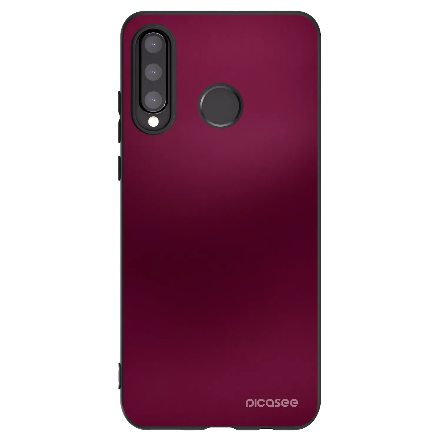 Picasee silikónový čierny obal pre Huawei P30 Lite - Velvet Bordeaux