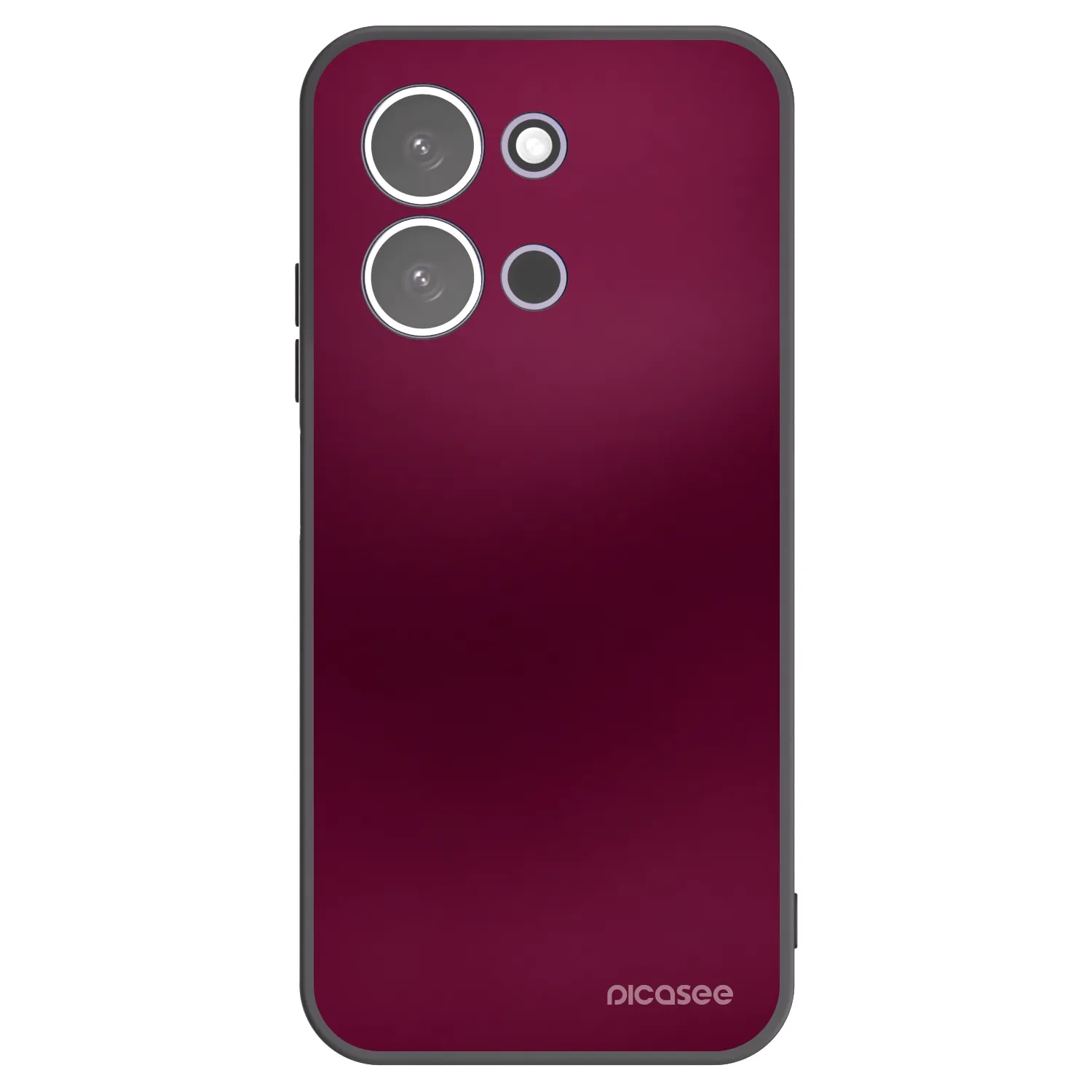 Picasee silikónový čierny obal pre Xiaomi Redmi 15C 5G - Velvet Bordeaux