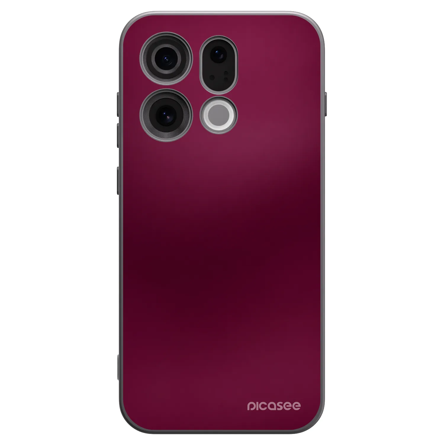 Picasee silikónový čierny obal pre OPPO Find X9 - Velvet Bordeaux