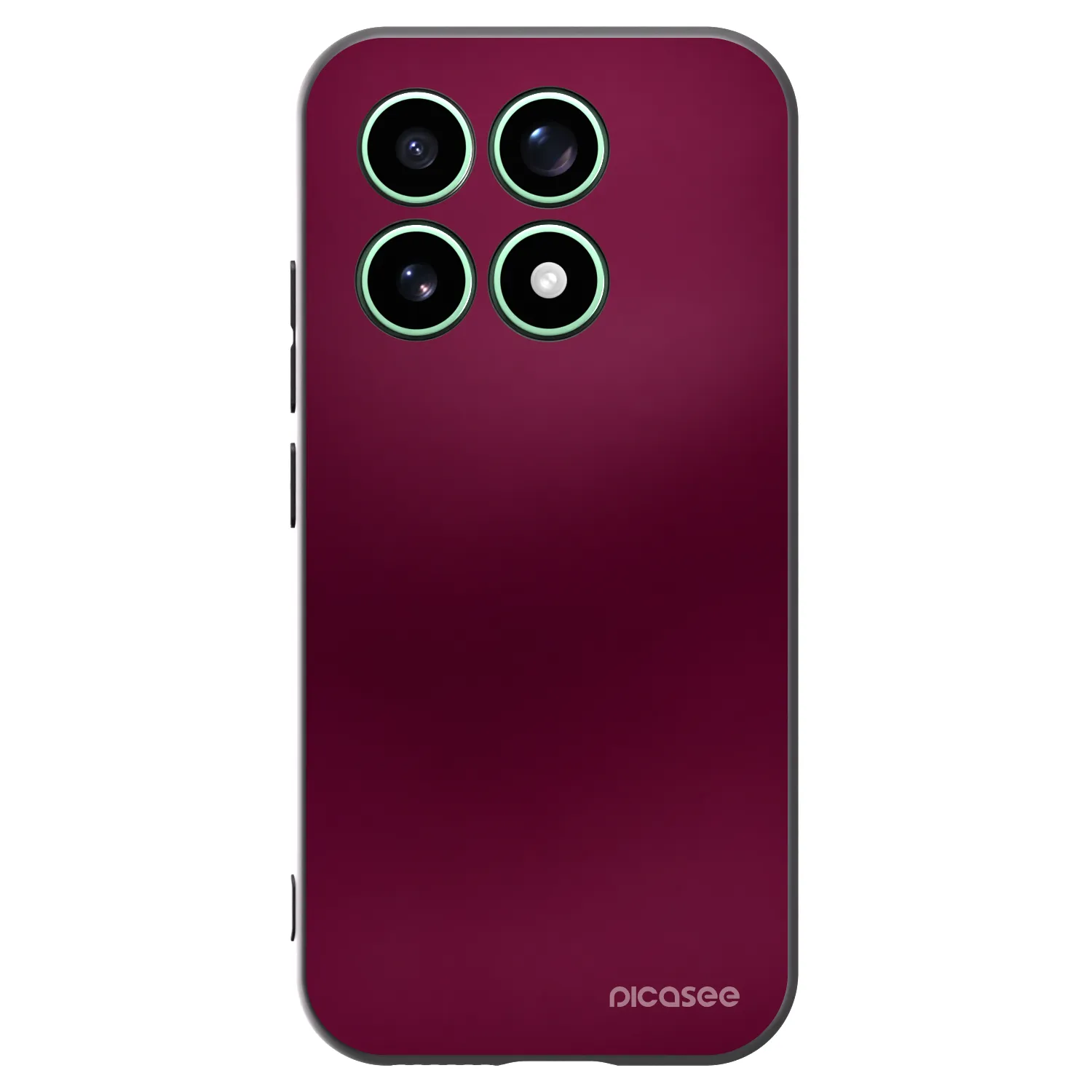 Picasee silikónový čierny obal pre Xiaomi 17 - Velvet Bordeaux
