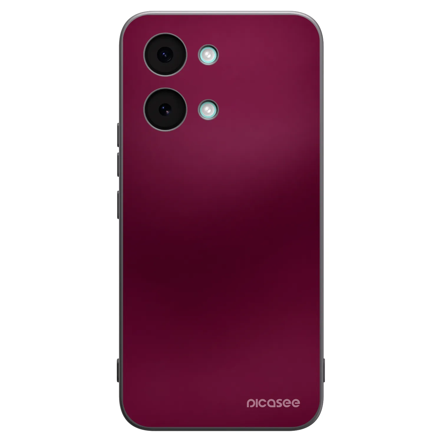 Picasee silikónový čierny obal pre Xiaomi Poco X8 Pro Max - Velvet Bordeaux