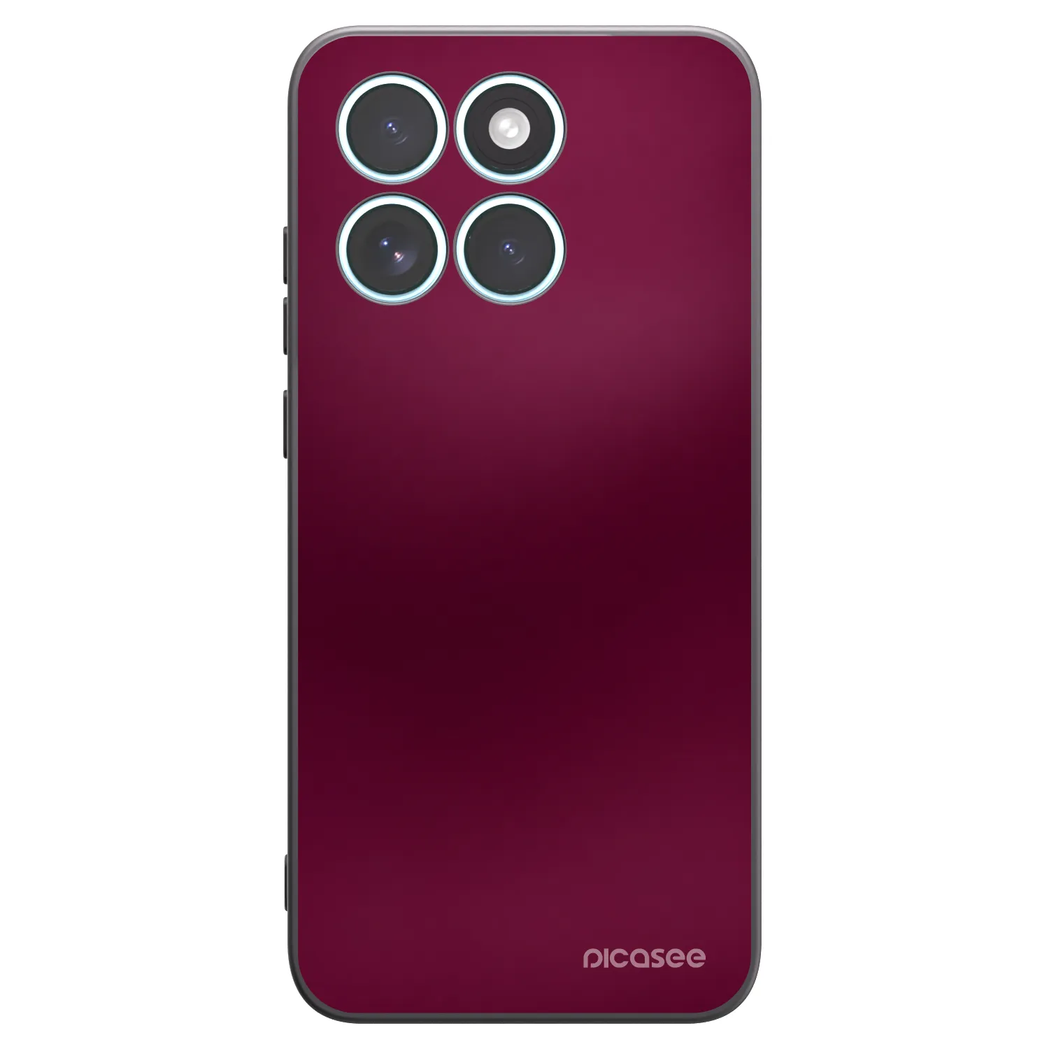Picasee silikónový čierny obal pre Motorola Edge 70 Fusion - Velvet Bordeaux