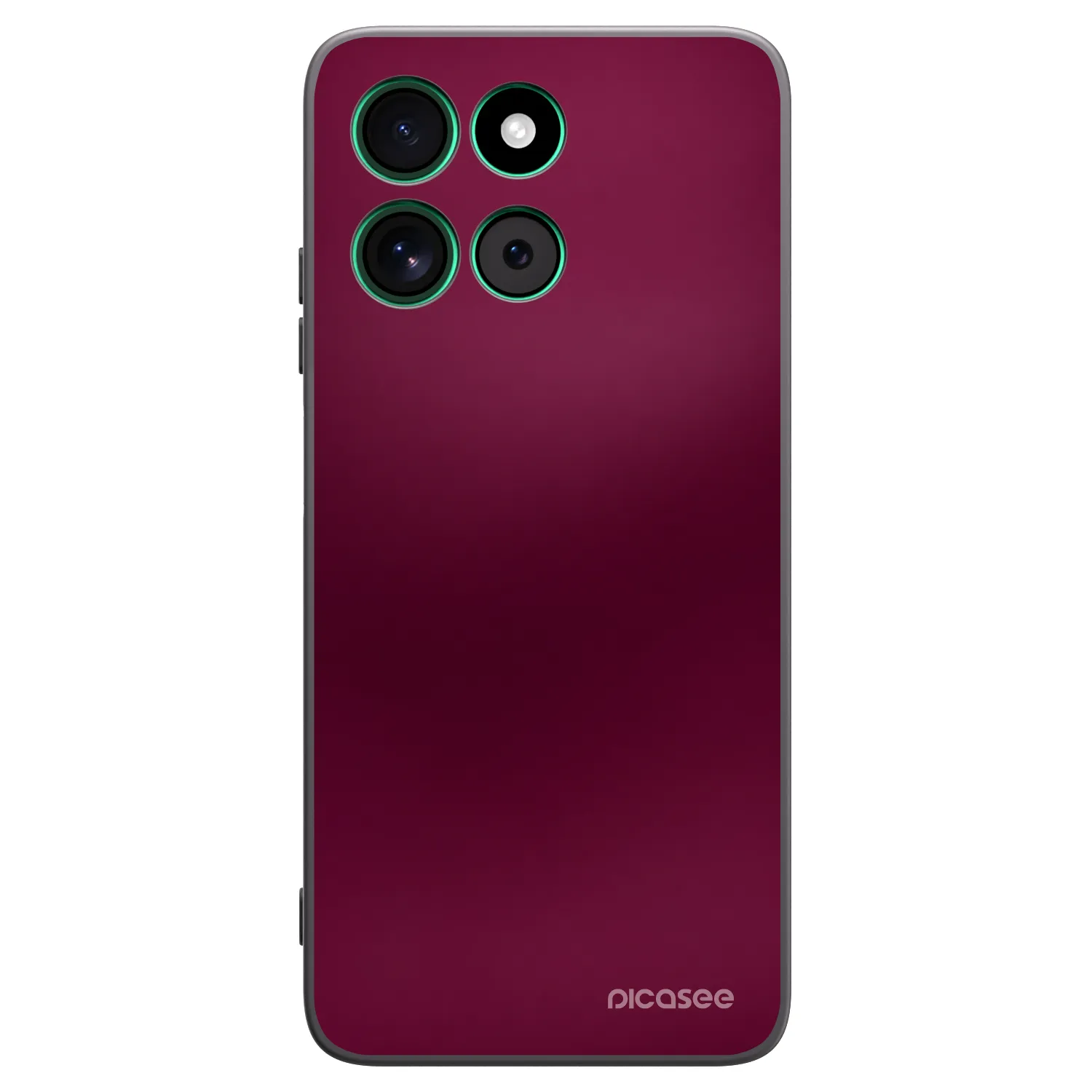 Picasee silikónový čierny obal pre Motorola Moto G57 Power - Velvet Bordeaux