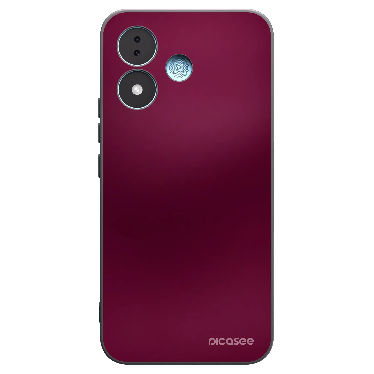 Picasee silikónový čierny obal pre Xiaomi Redmi Note 17 5G - Velvet Bordeaux