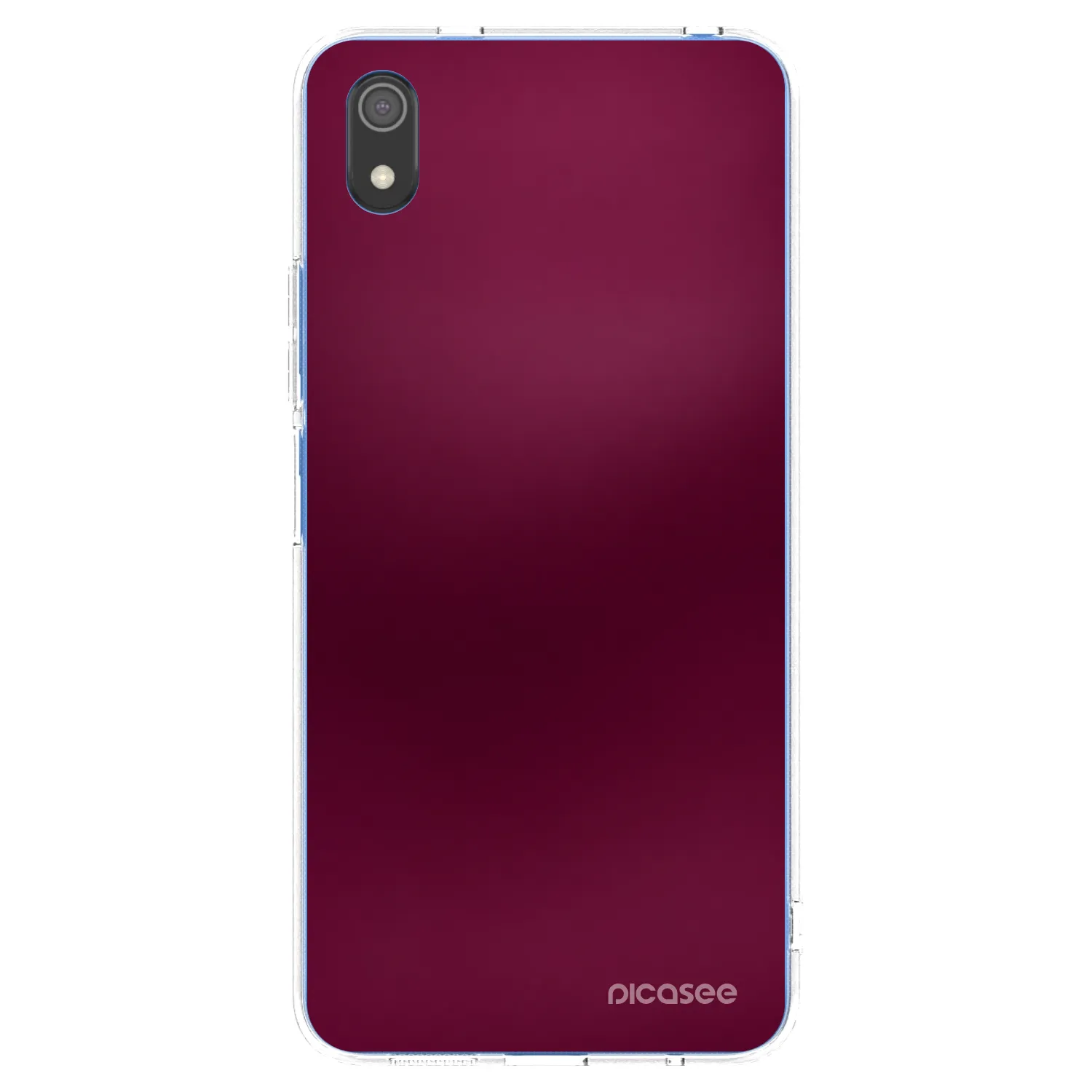 Picasee silikónový prehľadný obal pre Xiaomi Redmi 7A - Velvet Bordeaux