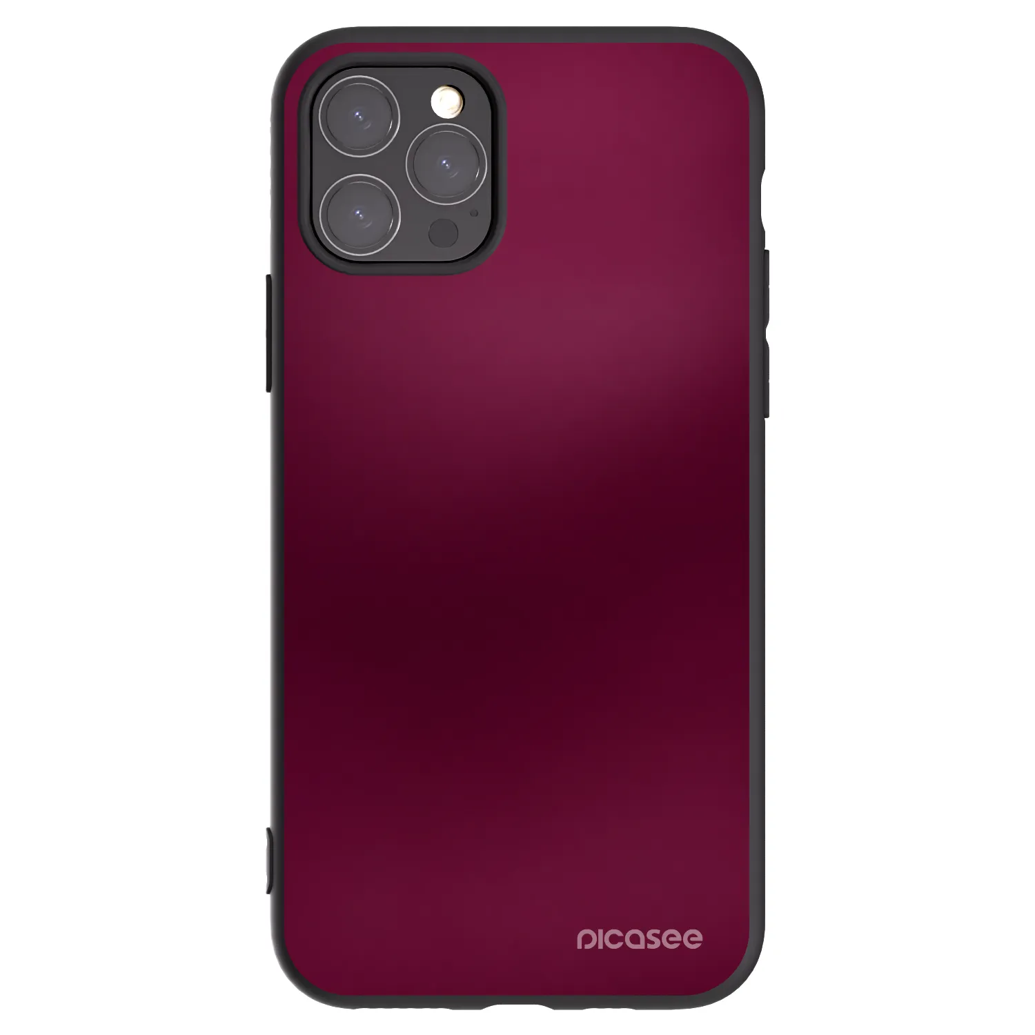 Picasee silikónový čierny obal pre Apple iPhone 11 Pro - Velvet Bordeaux