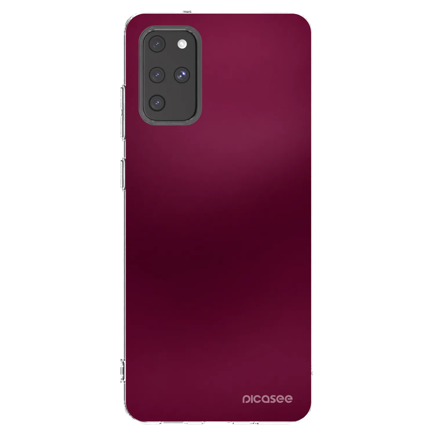 Picasee silikónový prehľadný obal pre Samsung Galaxy S20+ G985F - Velvet Bordeaux