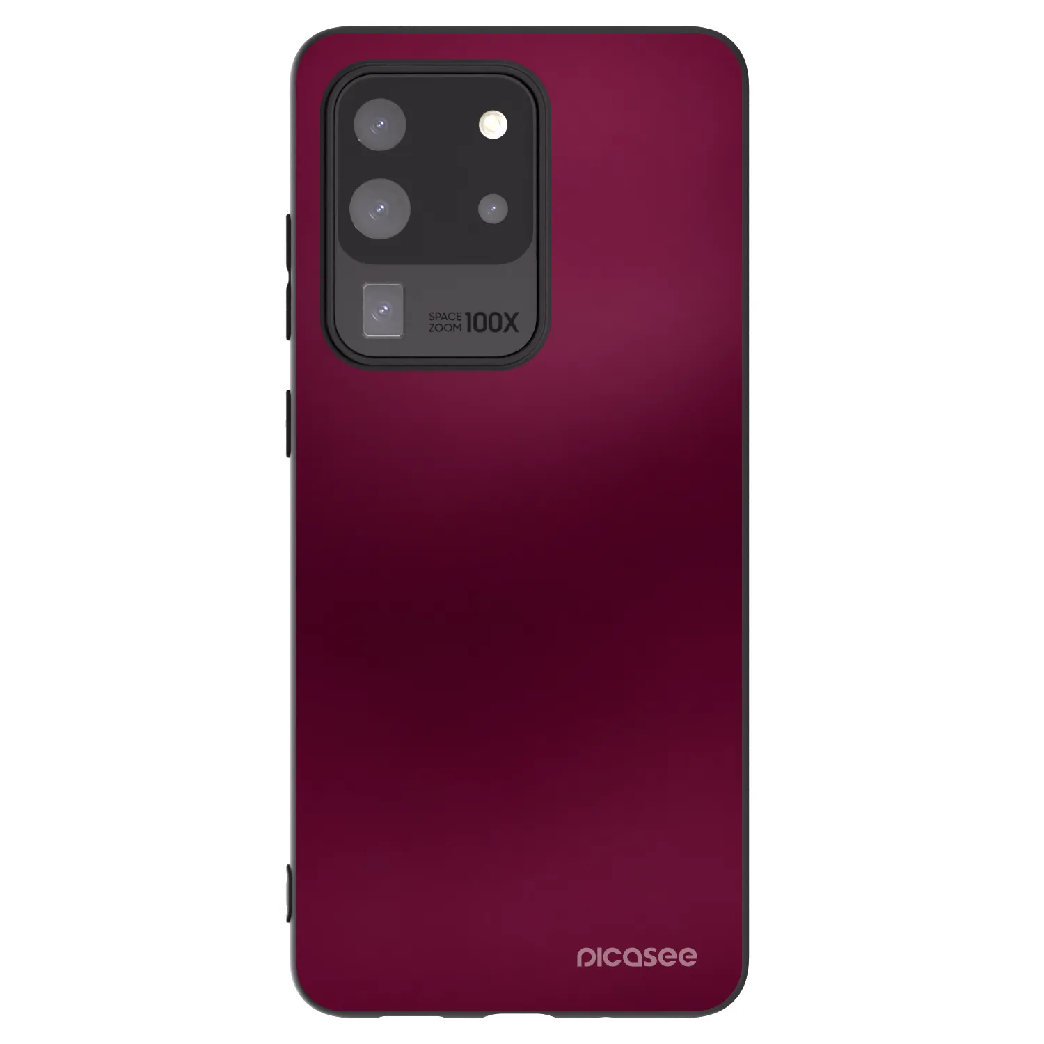 Picasee silikónový čierny obal pre Samsung Galaxy S20 Ultra 5G G988F - Velvet Bordeaux