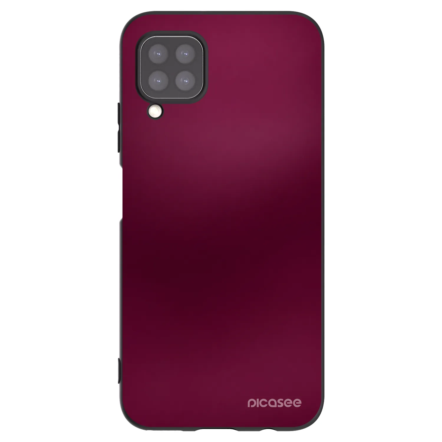 Picasee silikónový čierny obal pre Huawei P40 Lite - Velvet Bordeaux