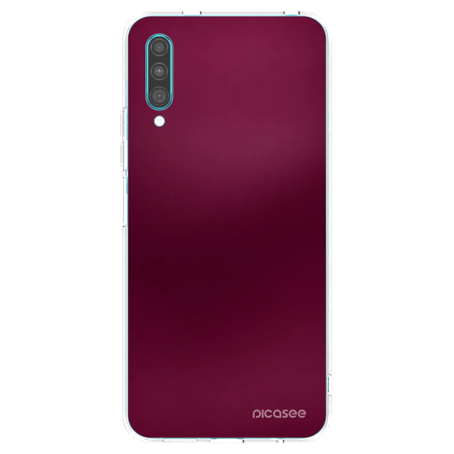 Picasee silikónový prehľadný obal pre Samsung Galaxy A30s A307F - Velvet Bordeaux