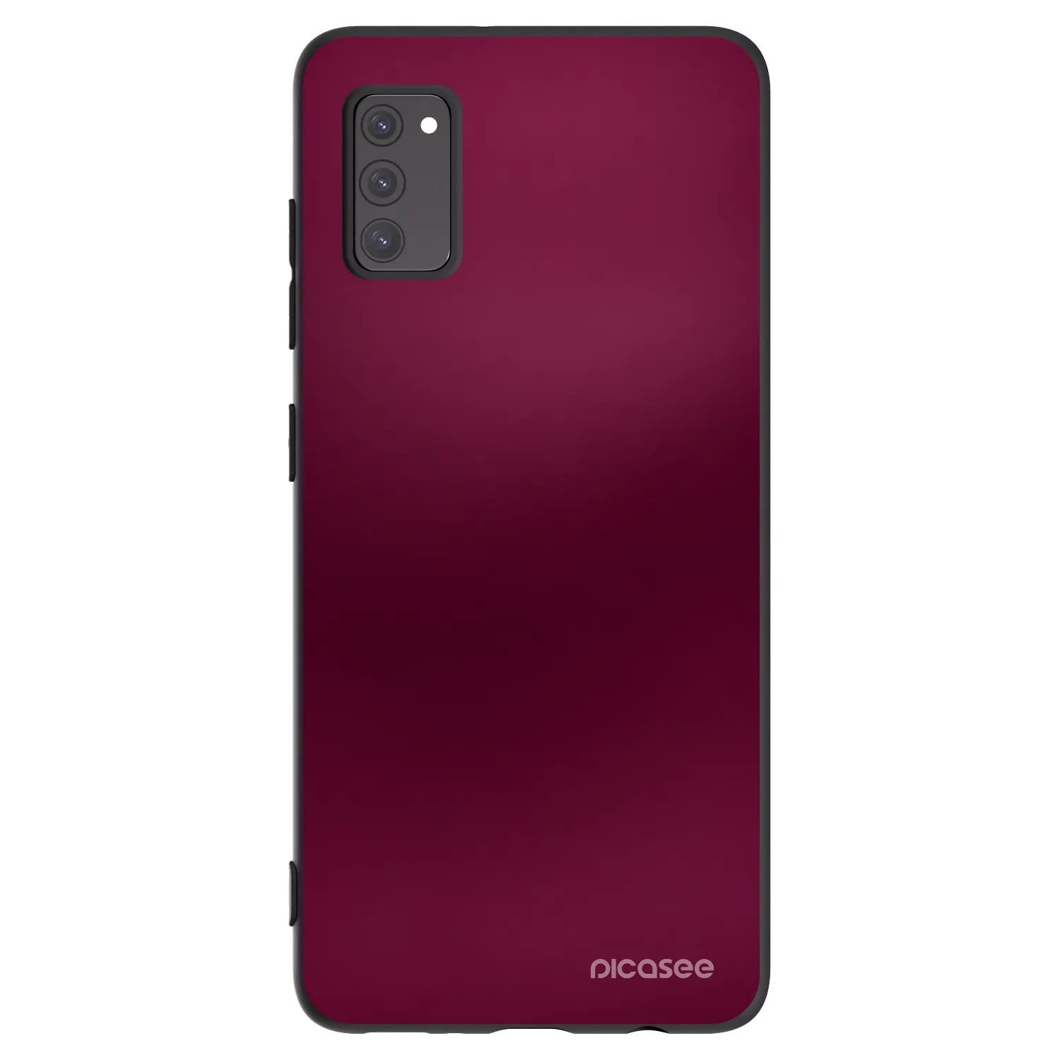 Picasee silikónový čierny obal pre Samsung Galaxy A41 A415F - Velvet Bordeaux